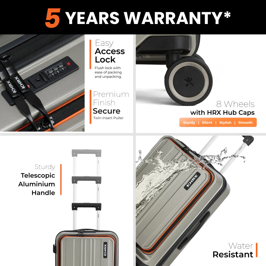 HRX Force Urban 2.0 Trolley with Laptop Compartment - Image 13