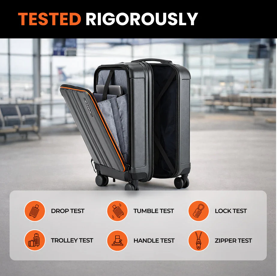 HRX Force Urban 2.0 Trolley with Laptop Compartment - Image 36