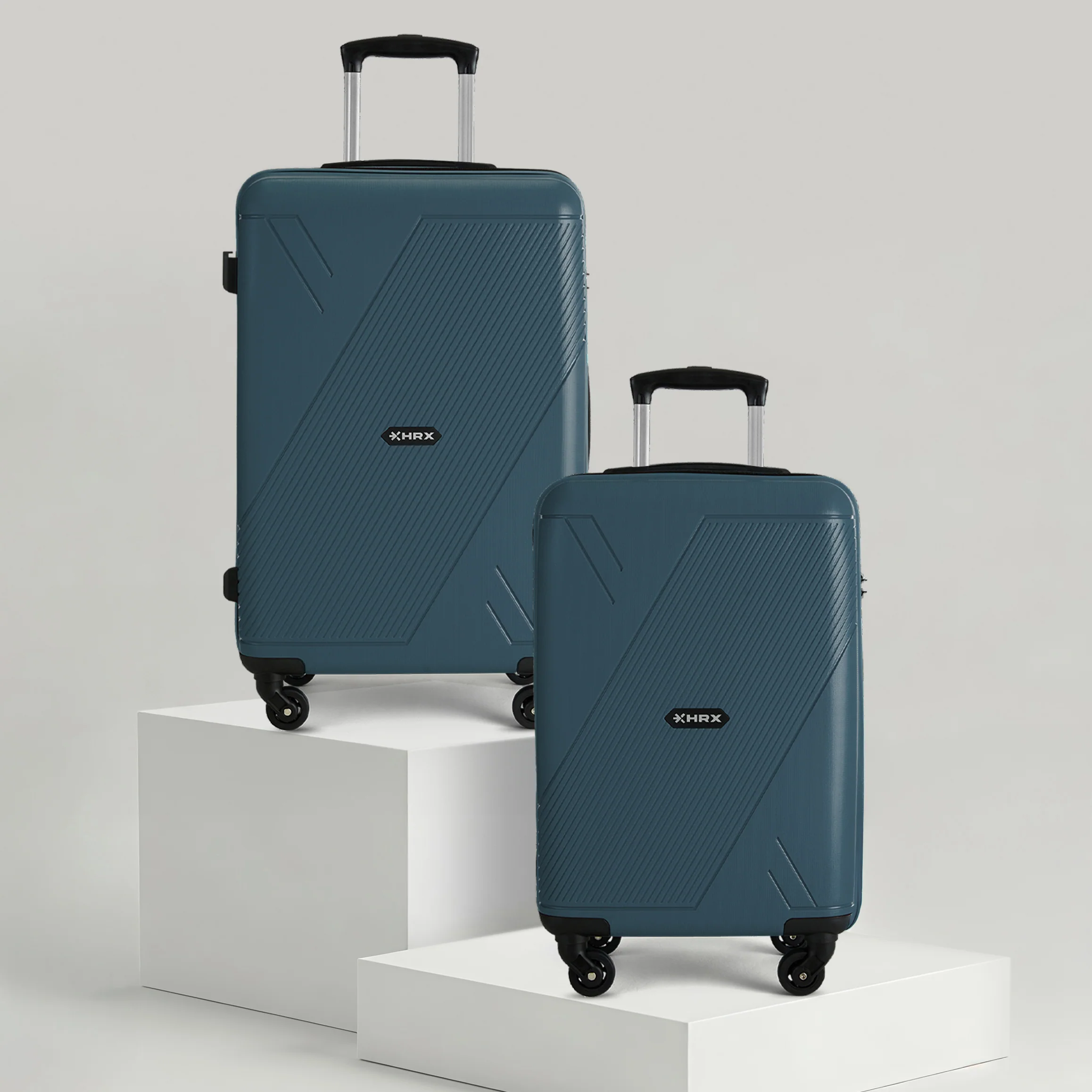 HRX Icon Polypropylene Hard Body Set of 2 Luggage 4 Wheels (Small 57cm | Medium 67cm) - Image 12