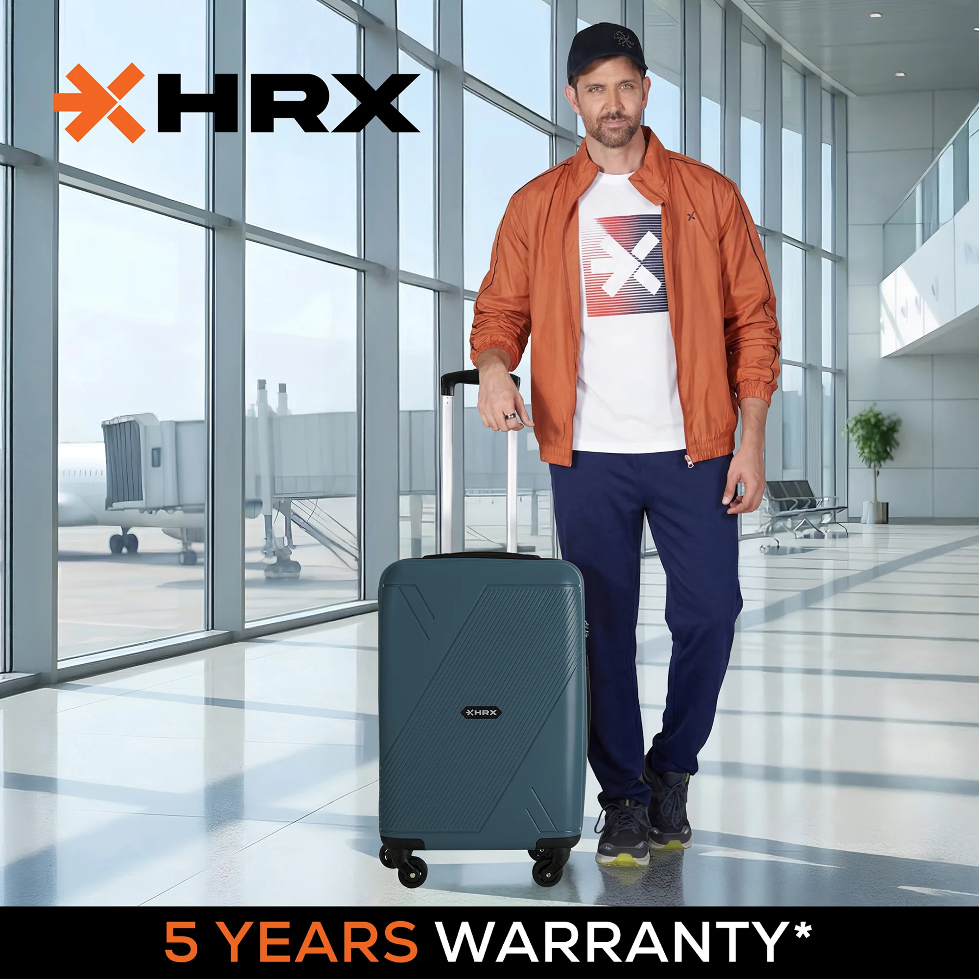 HRX Icon Polypropylene Hard Body Set of 2 Luggage 4 Wheels (Small 57cm | Medium 67cm) - Image 13
