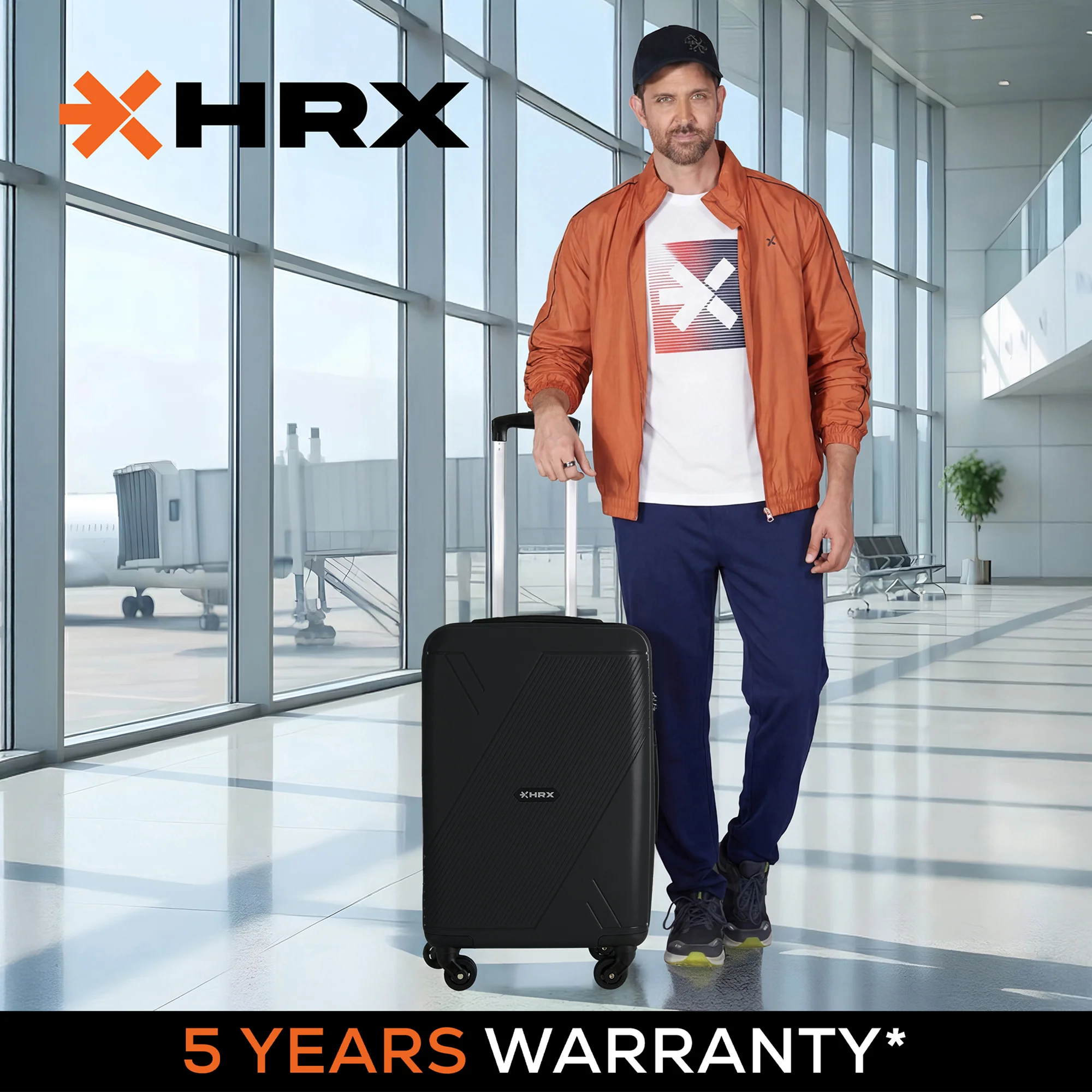 HRX Icon Polypropylene Hard Body Set of 2 Luggage 4 Wheels (Small 57cm | Medium 67cm) - Image 2