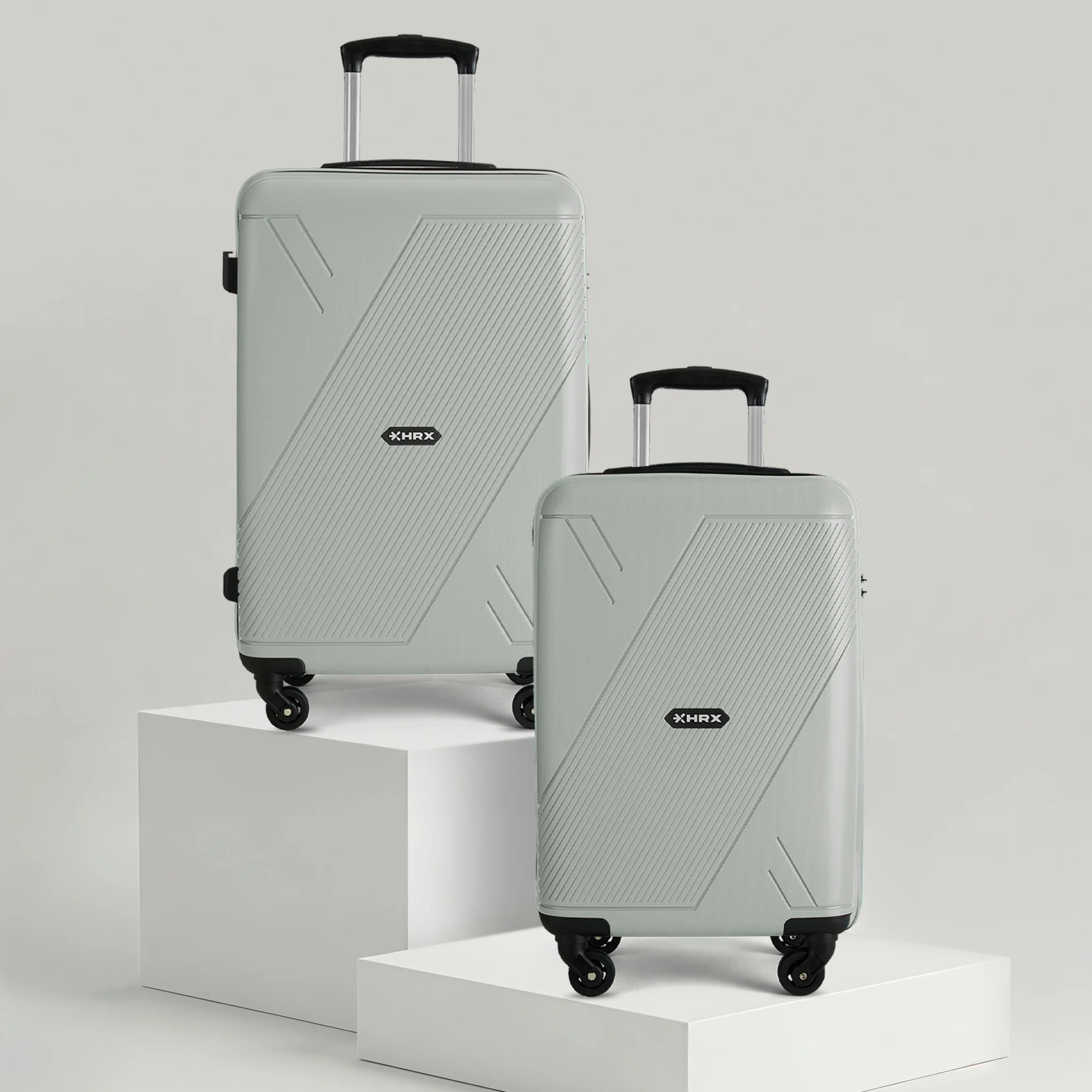 HRX Icon Polypropylene Hard Body Set of 2 Luggage 4 Wheels (Small 57cm | Medium 67cm) - Image 23