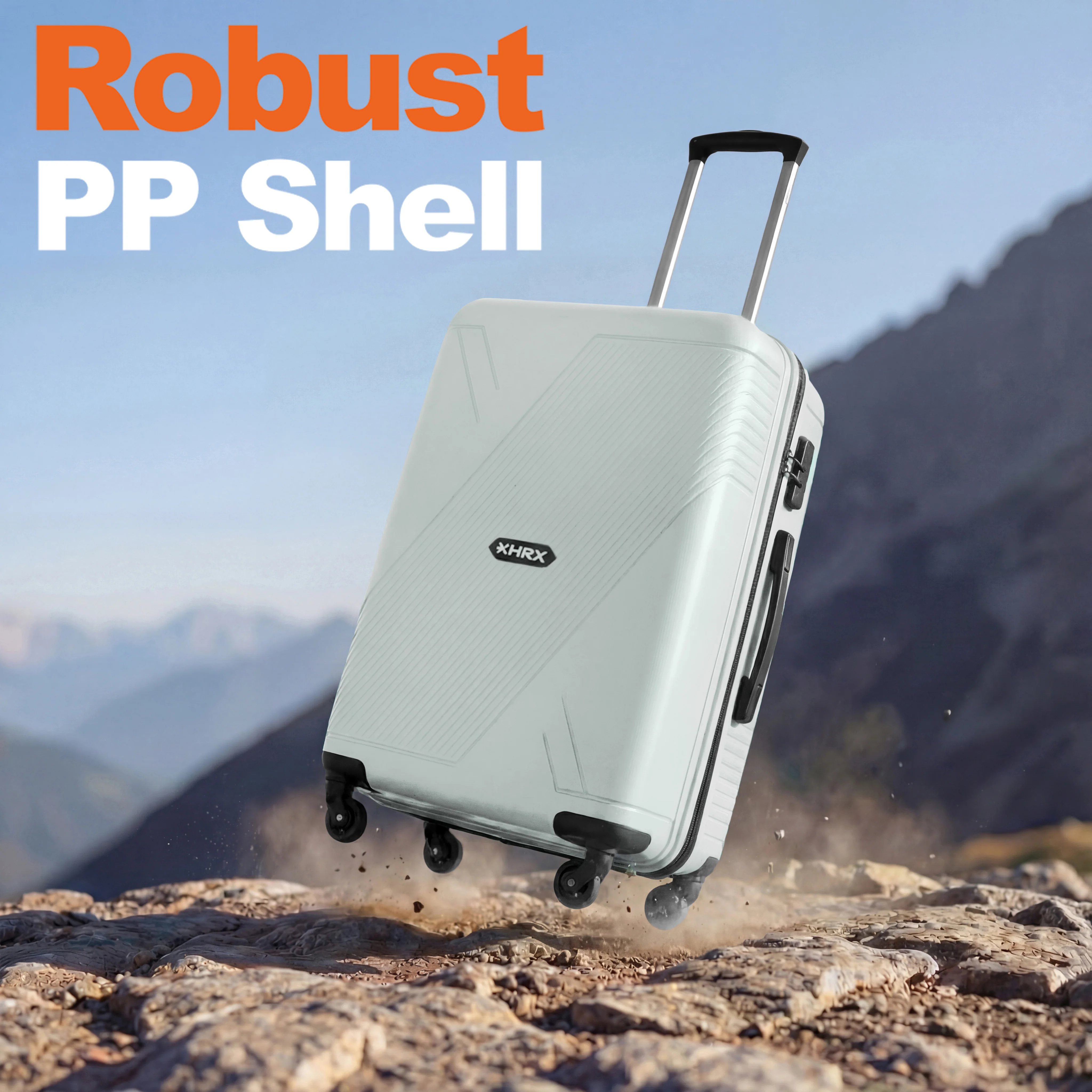 HRX Icon Polypropylene Hard Body Set of 2 Luggage 4 Wheels (Small 57cm | Medium 67cm) - Image 25