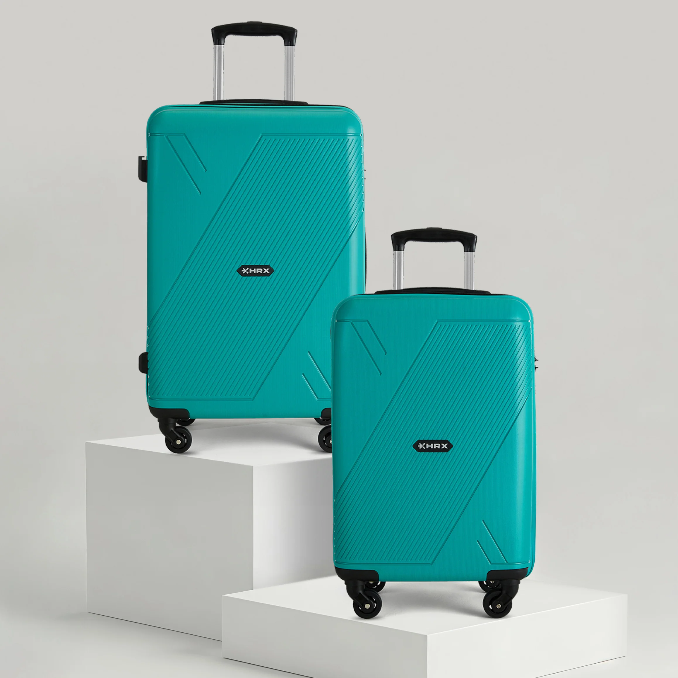 HRX Icon Polypropylene Hard Body Set of 2 Luggage 4 Wheels (Small 57cm | Medium 67cm) - Image 34