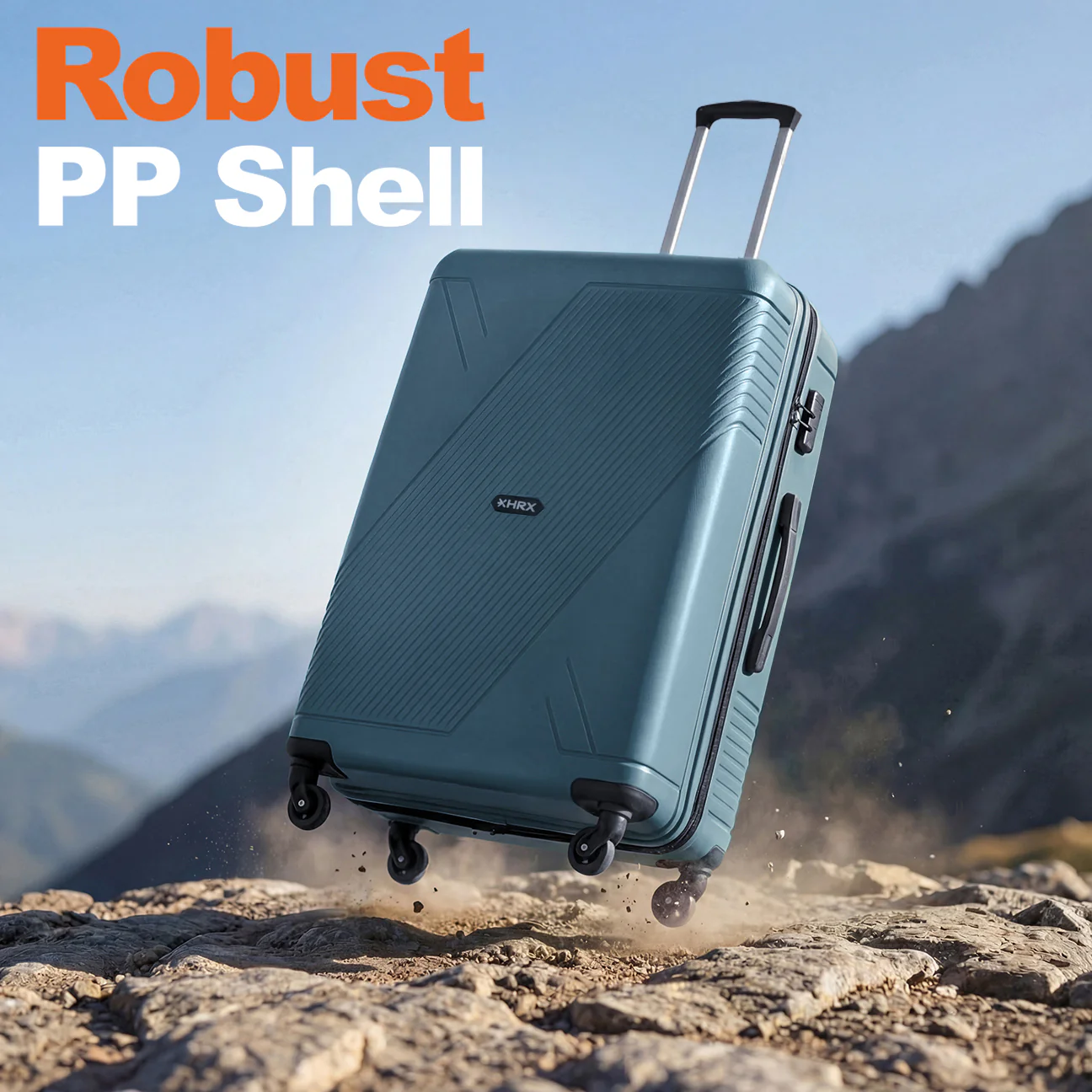 HRX Icon Polypropylene Hard Body Set of 3 Luggage 4 Wheels (Small 57cm | Medium 67cm | Large 76cm) - Image 14