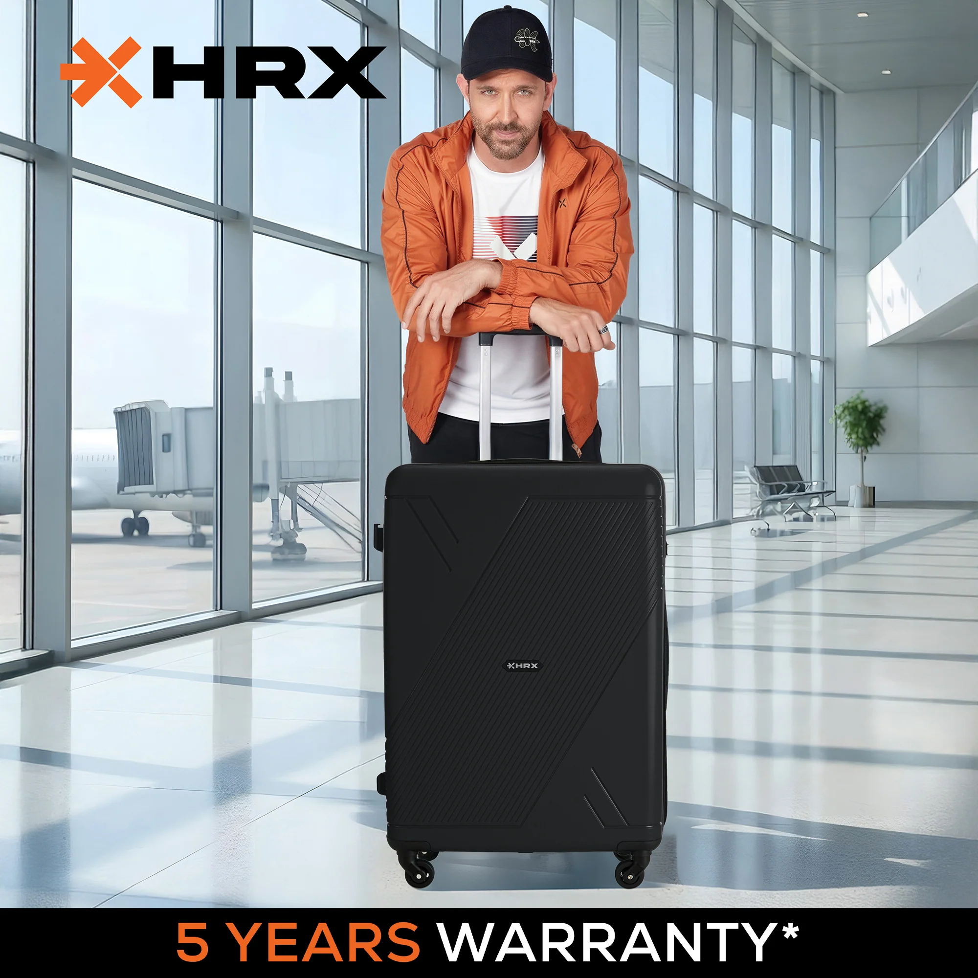HRX Icon Polypropylene Hard Body Set of 3 Luggage 4 Wheels (Small 57cm | Medium 67cm | Large 76cm) - Image 2