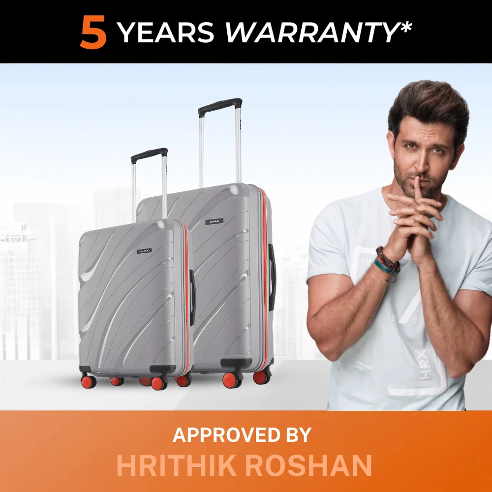 HRX by Hrithik Roshan Madrid Medium & Large Grey - Image 2