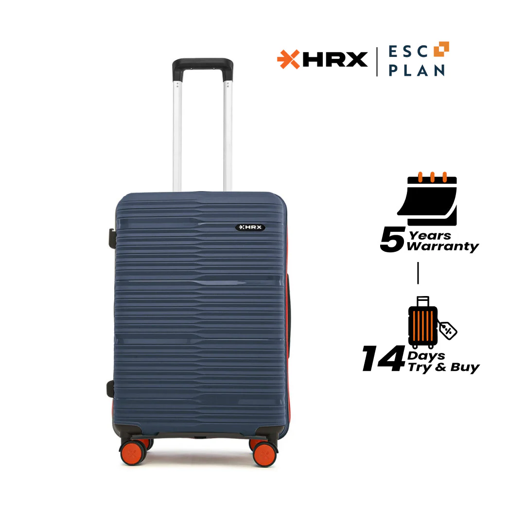 HRX by Hrithik Roshan Medium Check-in Suitcase (65 cm) 8 Wheels - Zanzibar - Image 33