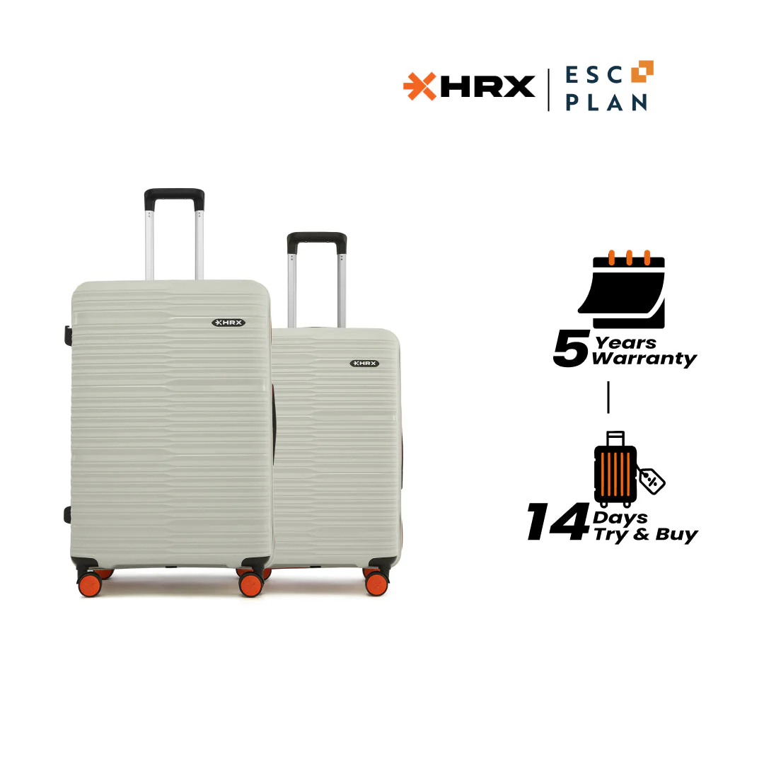 HRX by Hrithik Roshan Hard Body Set of 2 Luggage 8 Wheels - Zanzibar - Image 33