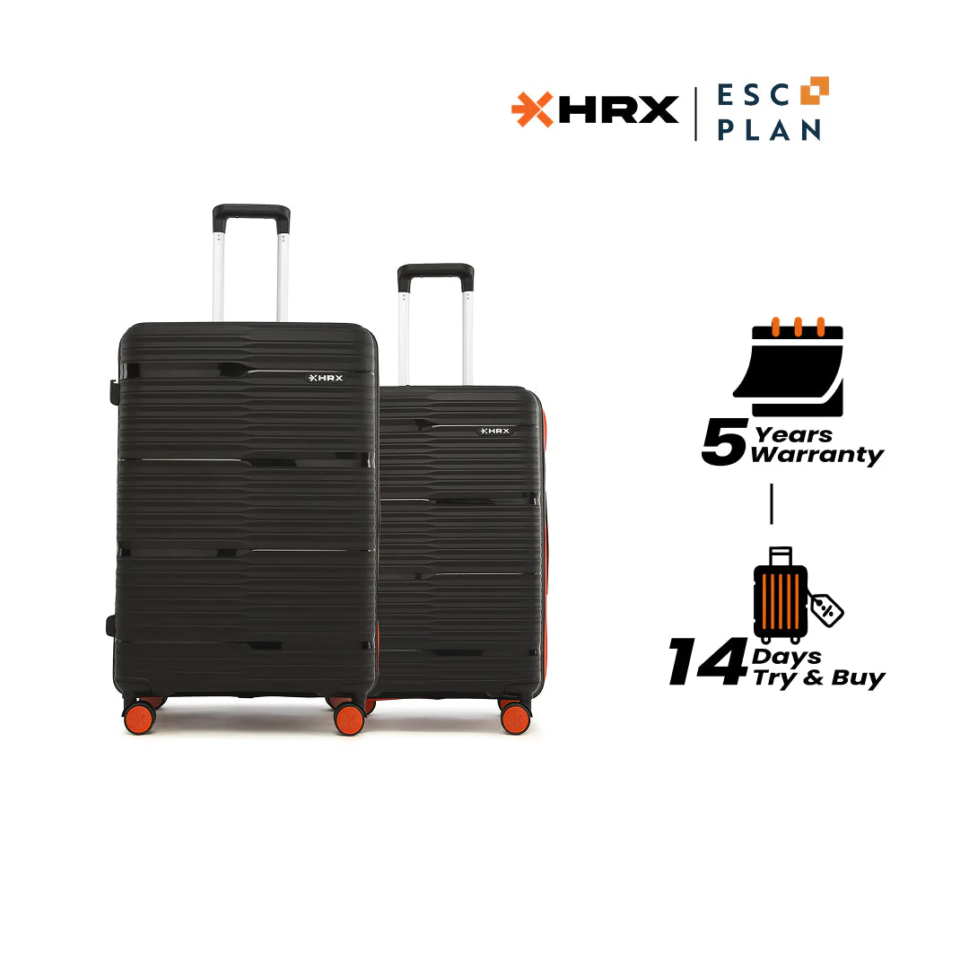 HRX by Hrithik Roshan Hard Body Set of 2 Luggage 8 Wheels - Zanzibar - Image 35