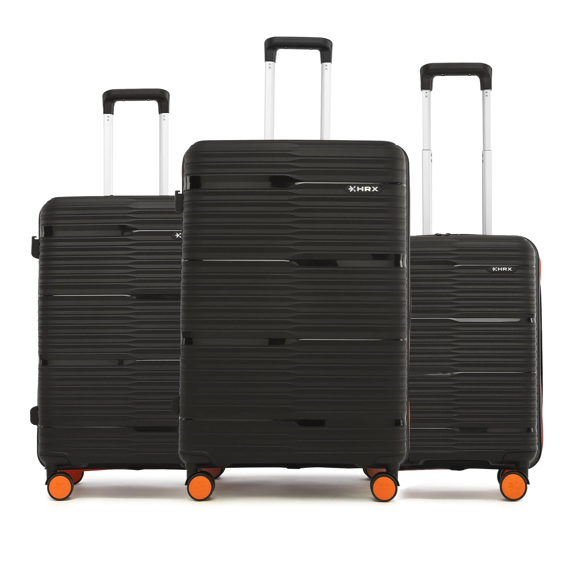 HRX by Hrithik Roshan Hard Body Set of 3 Luggage 8 Wheels - Zanzibar - Image 7