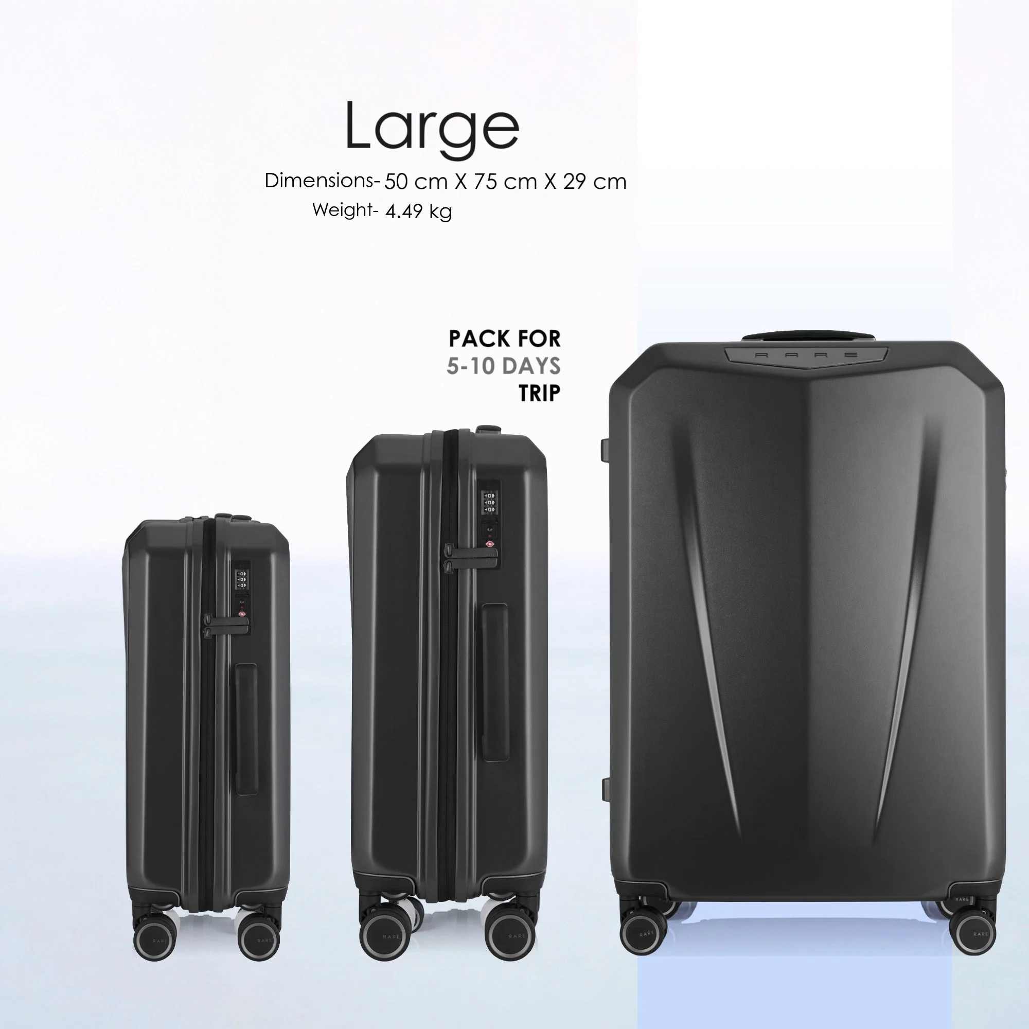 RARE RABBIT Gallardo Trolley – Hard Shell Polycarbonate Luggage - Image 111