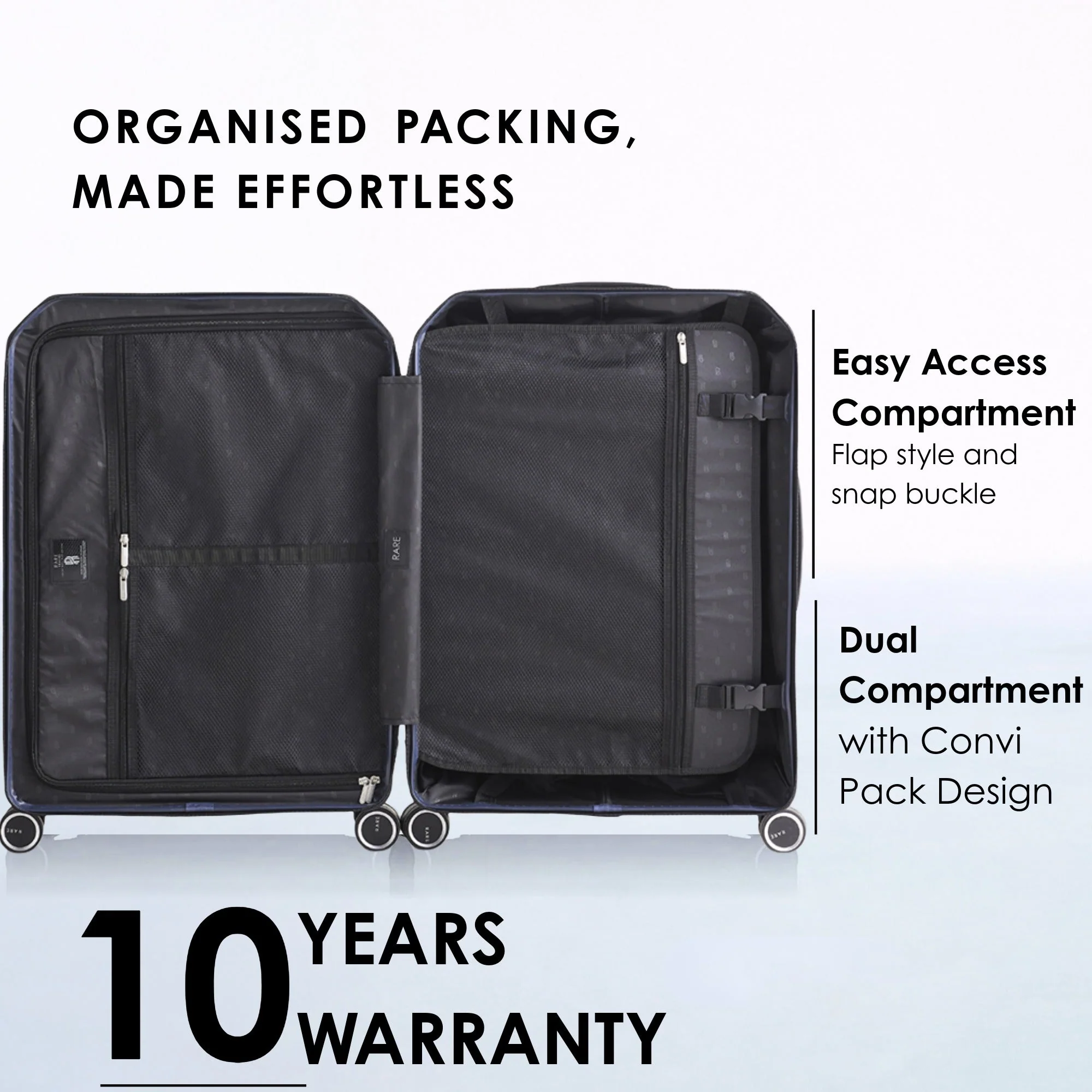 RARE RABBIT Gallardo Trolley – Hard Shell Polycarbonate Luggage - Image 142