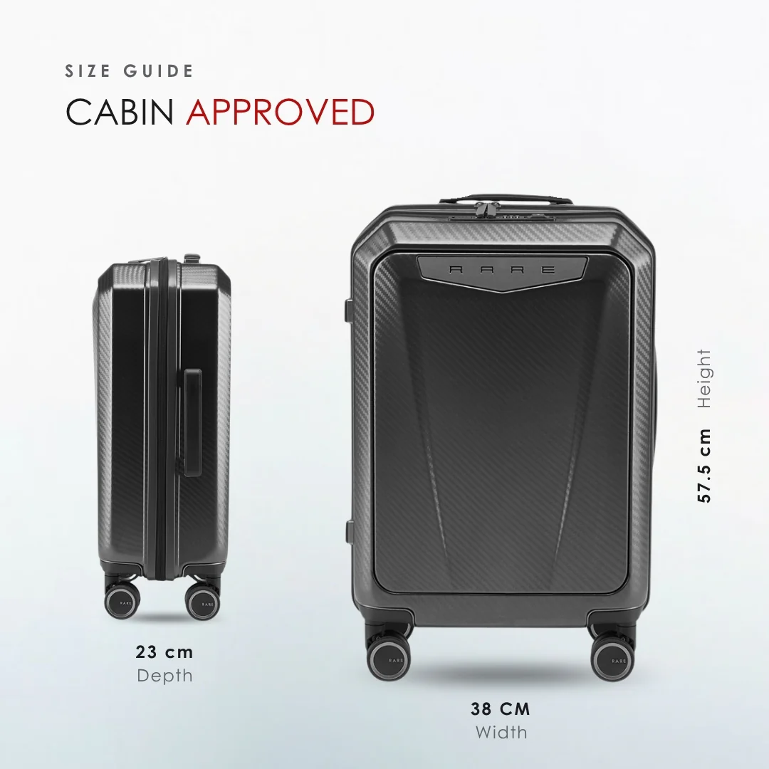 Rare Rabbit Gallardo Polycarbonate Laptop Cabin Trolley (57 cm | 8 Wheels) - Image 11