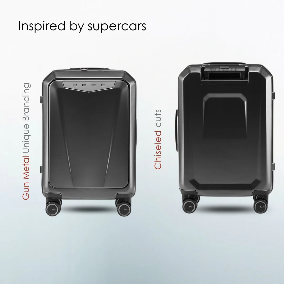 Rare Rabbit Gallardo Polycarbonate Laptop Cabin Trolley (57 cm | 8 Wheels) - Image 17