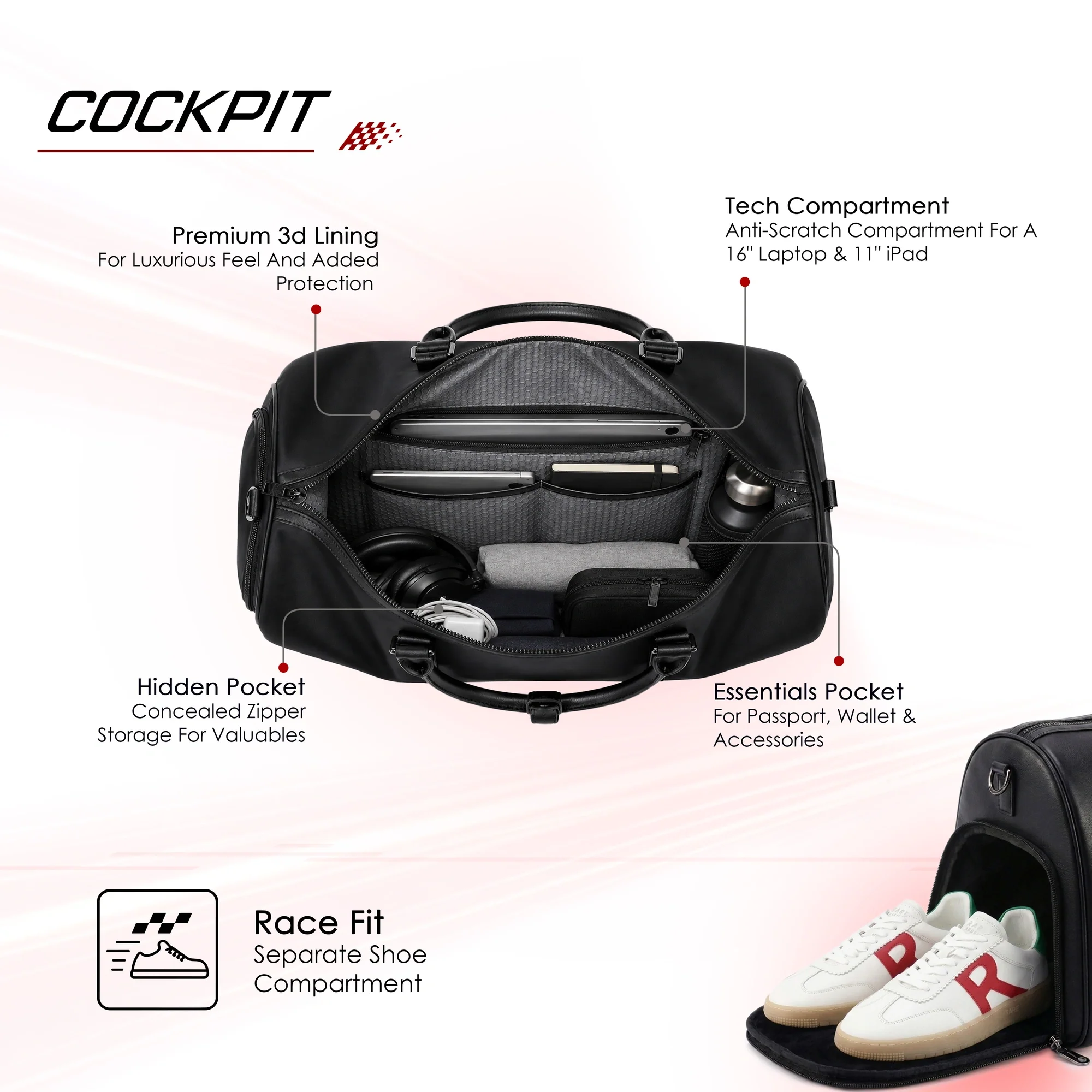Rare Rabbit Gallardo91 Duffle - Image 4