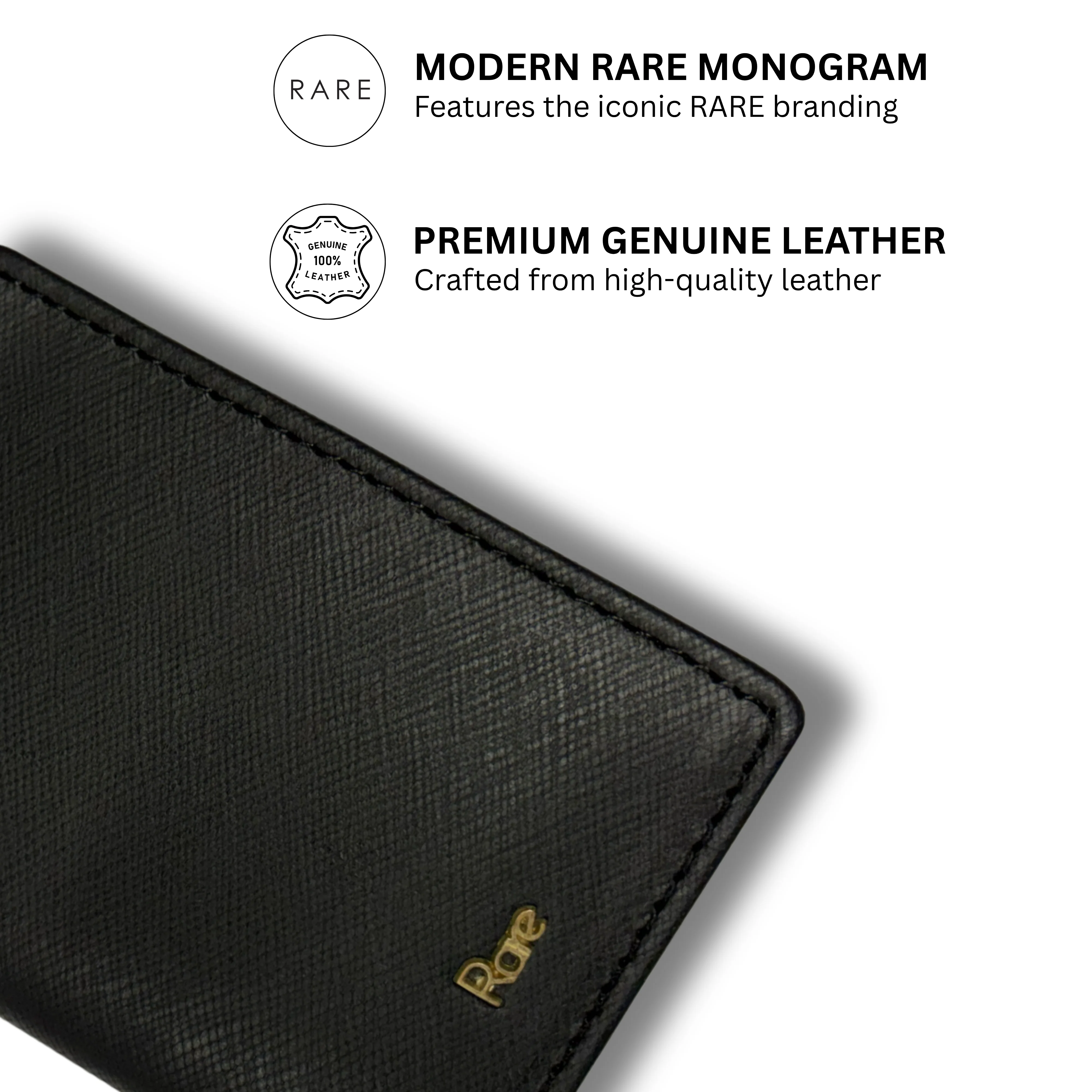 Rare rabbit' Mavo (Leather) Card Holder-Slim Fold - Image 6