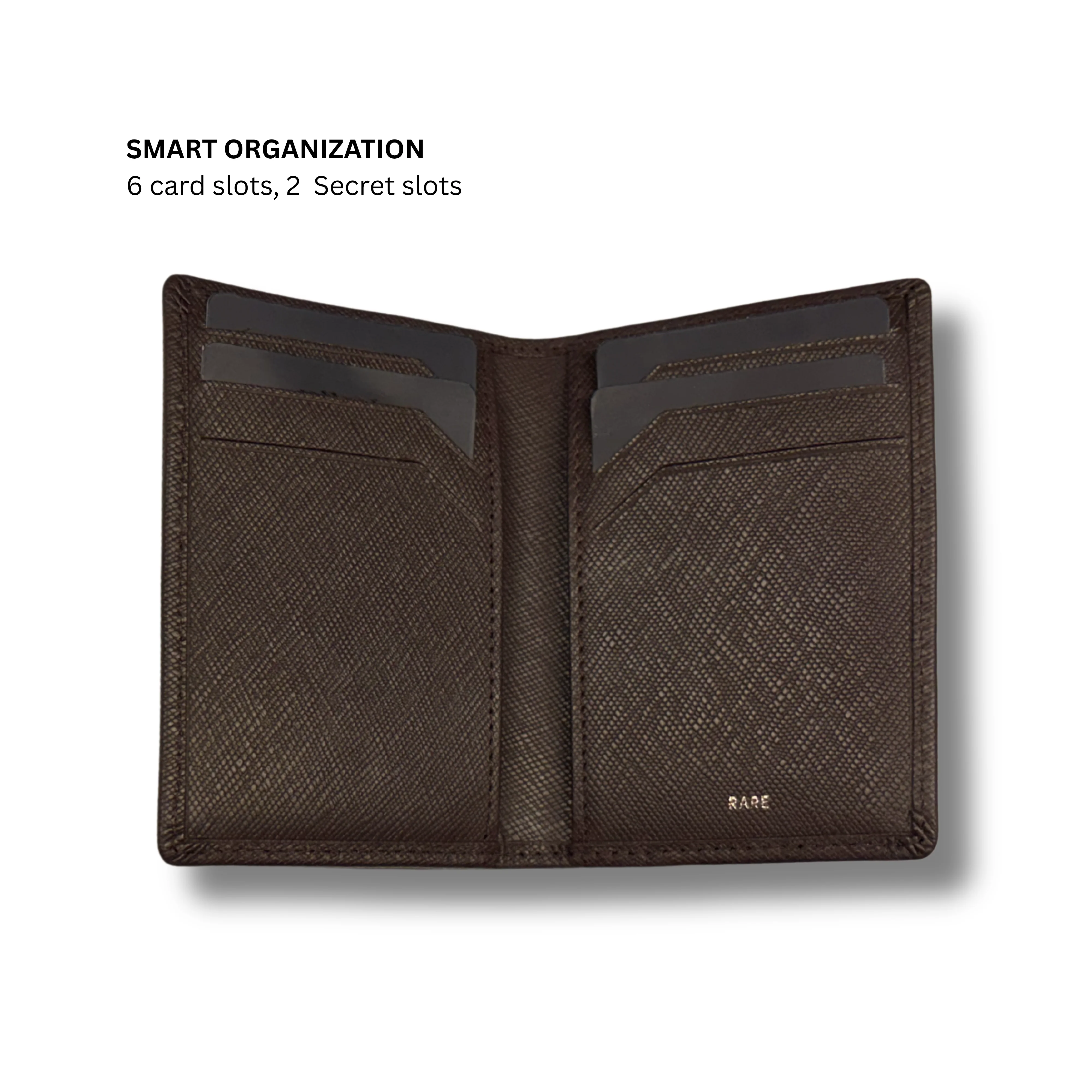 Rare rabbit' Mavo (Leather) Card Holder-Slim Fold - Image 8