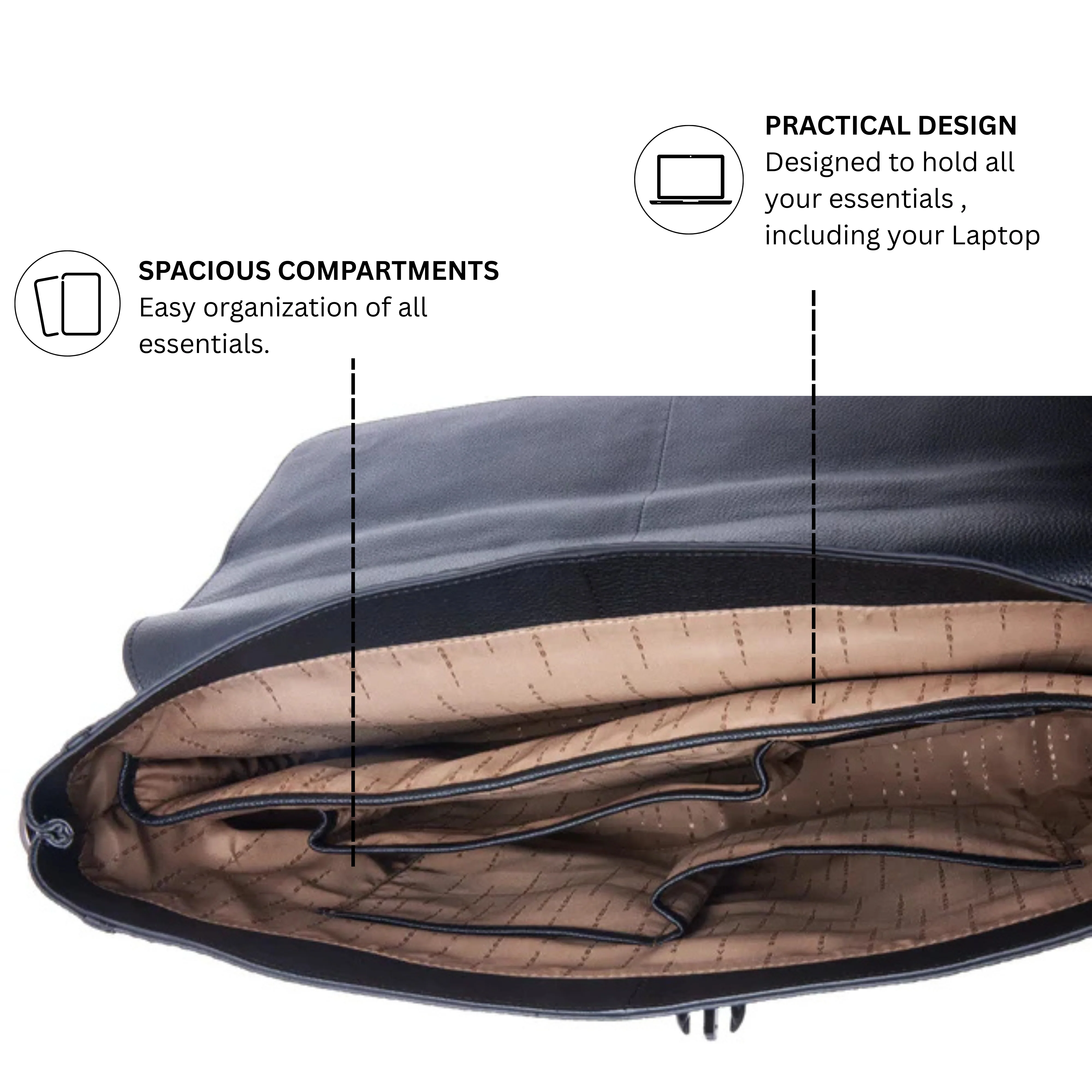 Rare Rabbit' Sionis (Leather) Men's Bag - Image 17