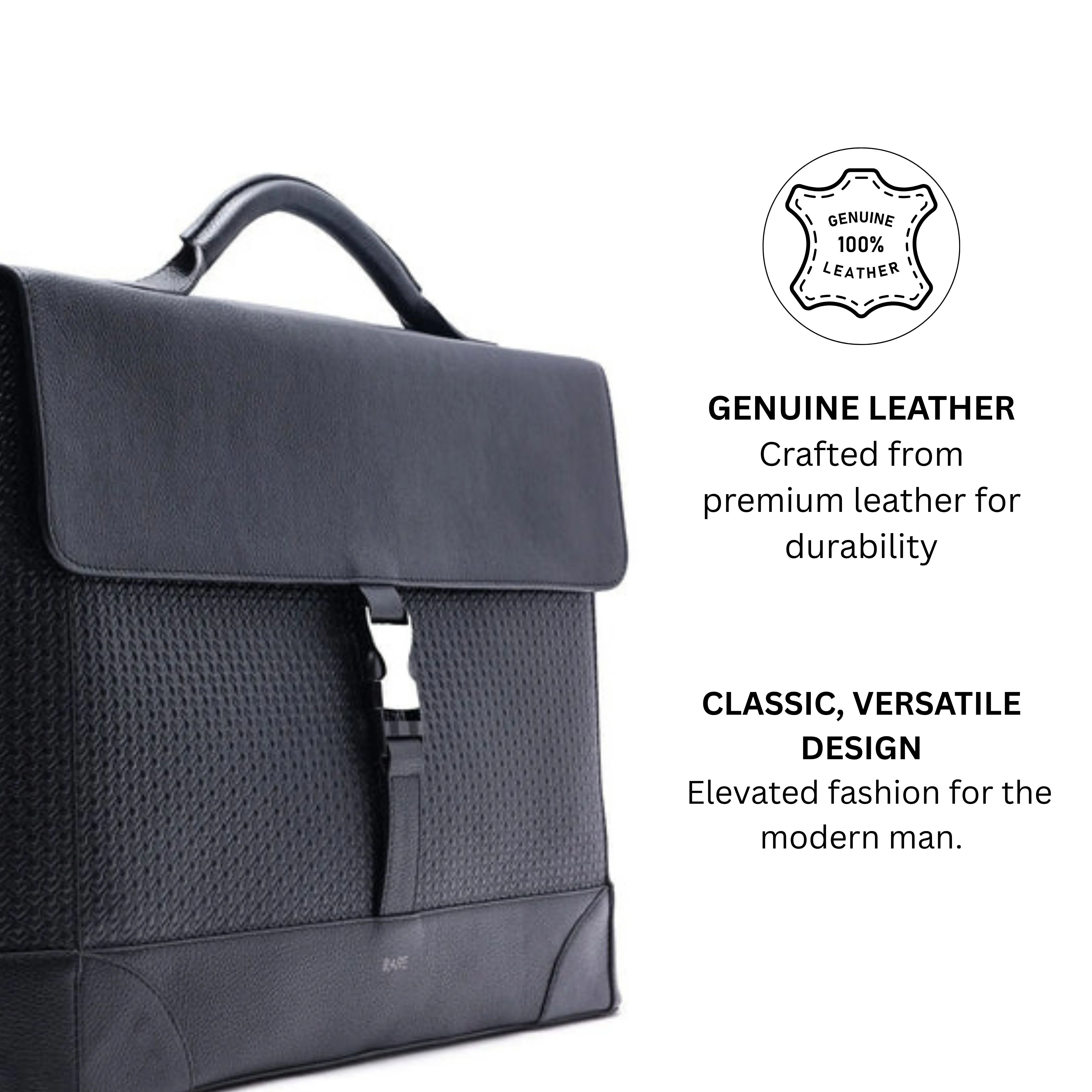 Rare Rabbit' Sionis (Leather) Men's Bag - Image 3