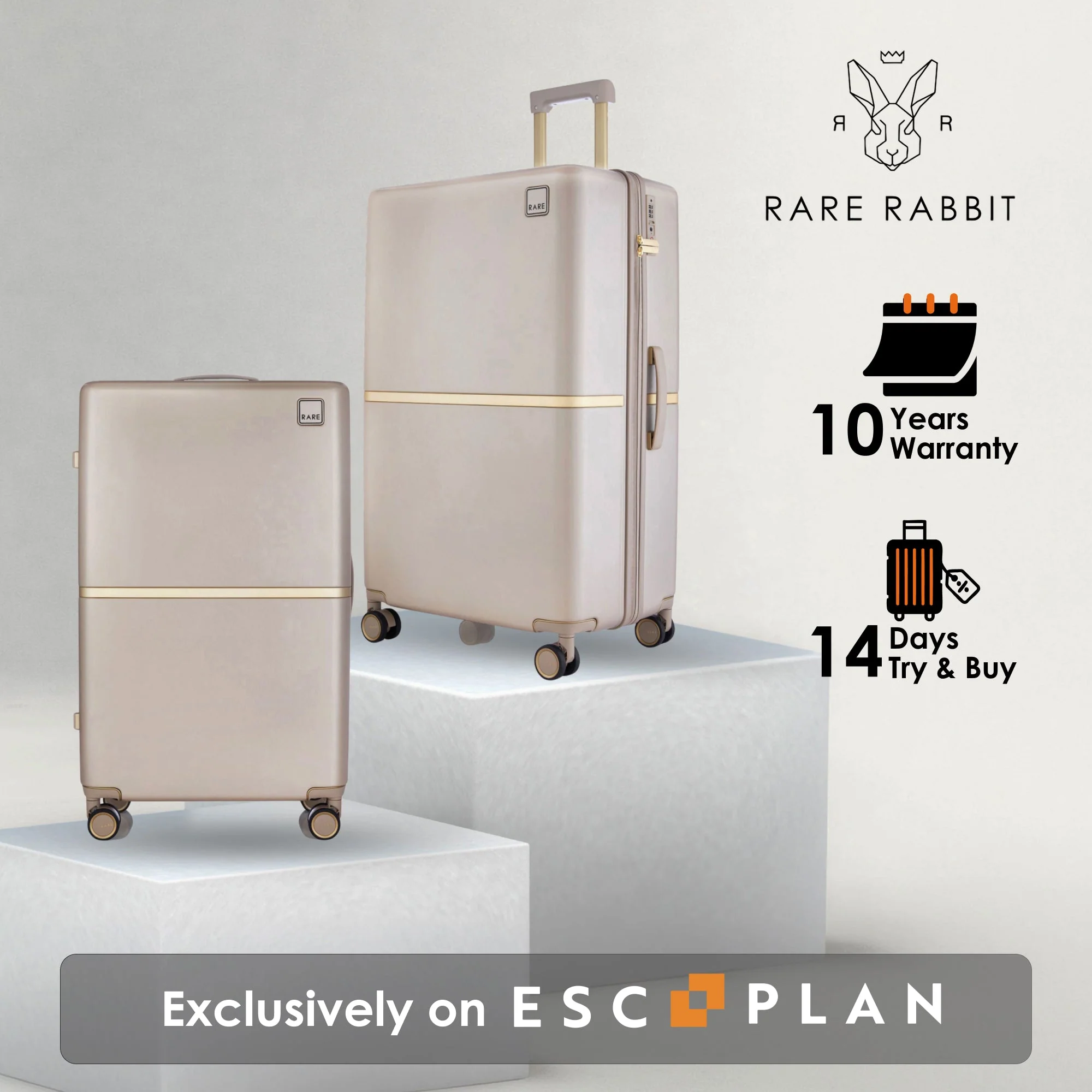 RARE RABBIT Tony Trolley – Hard Shell Polycarbonate Luggage - Image 133