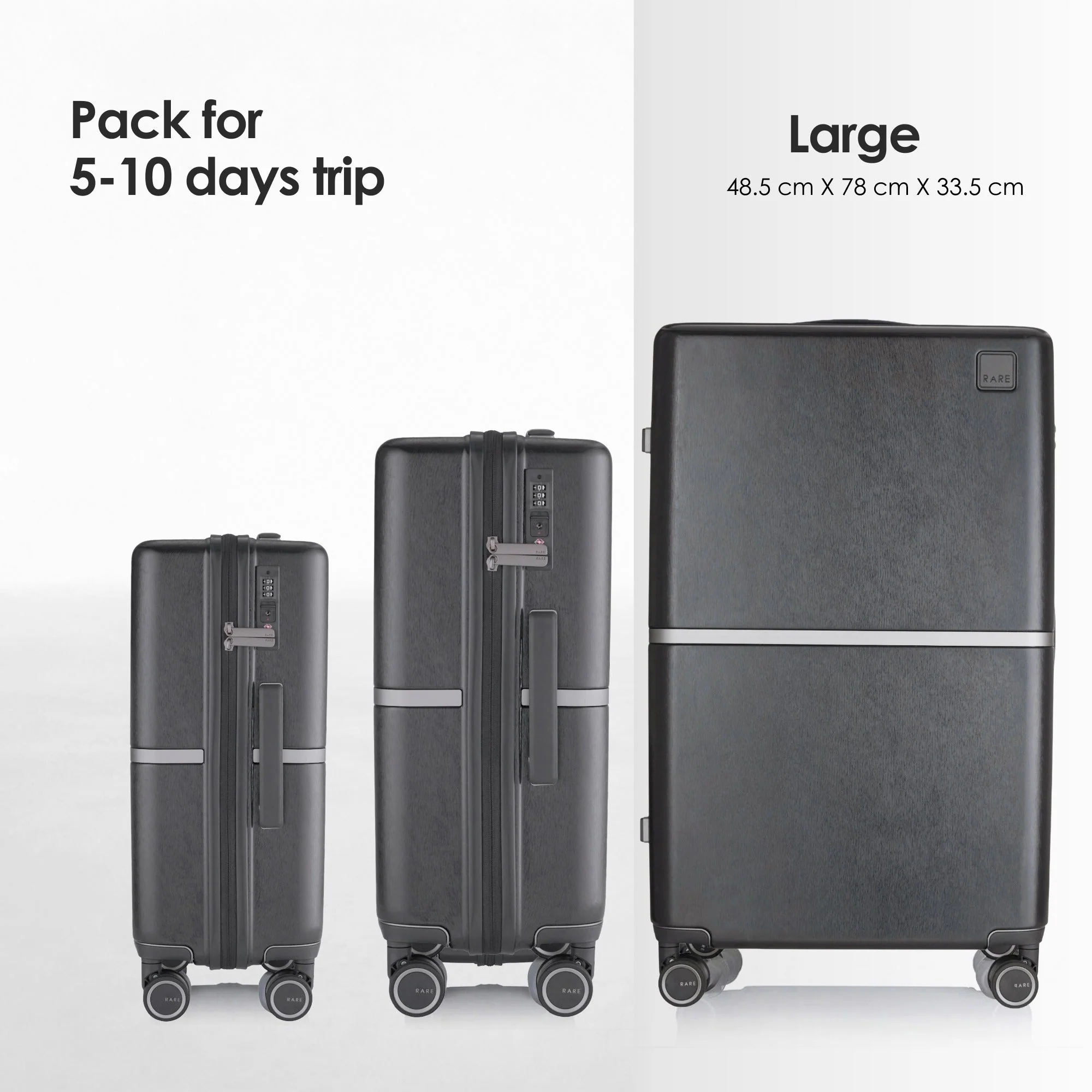 RARE RABBIT Tony Trolley – Hard Shell Polycarbonate Luggage - Image 203