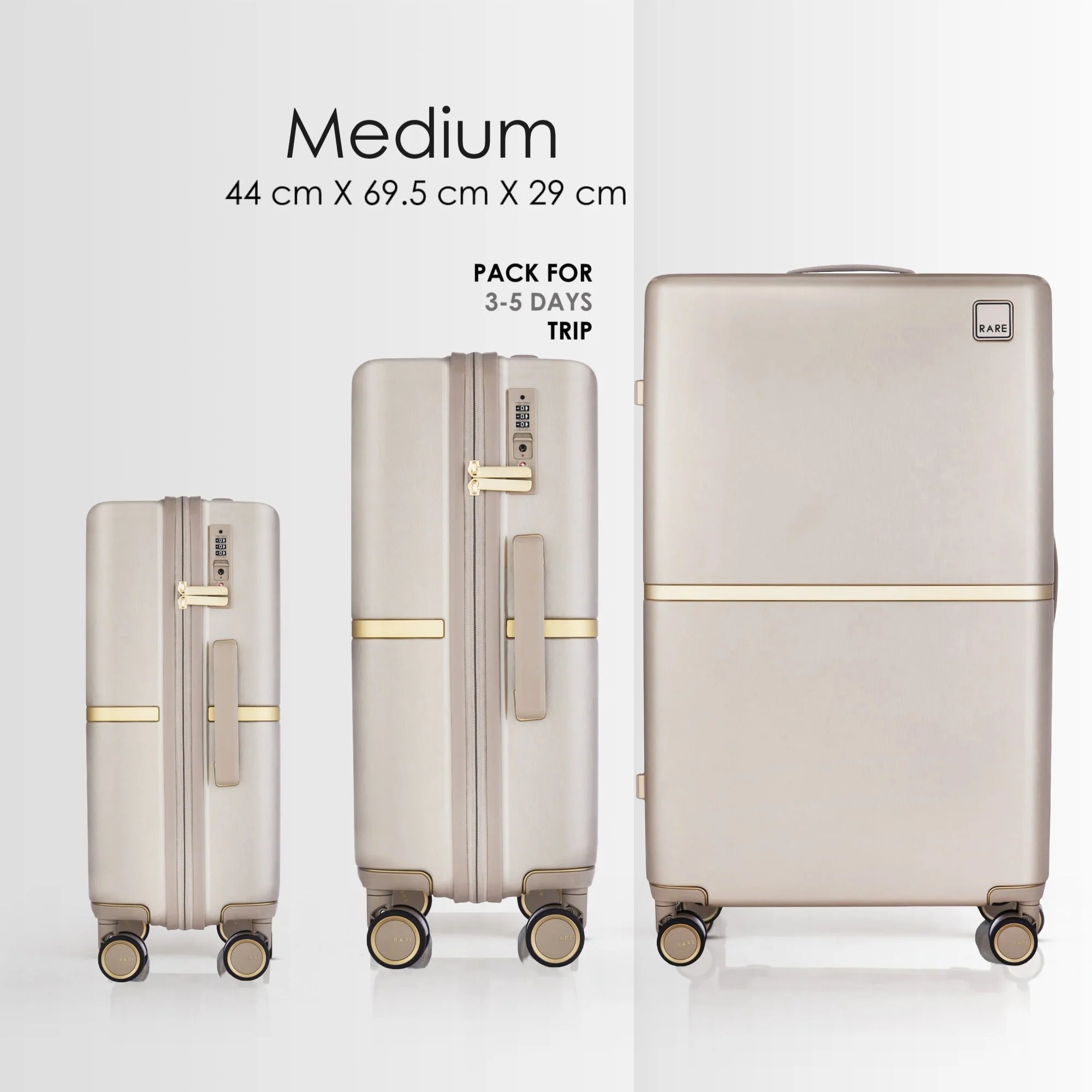 RARE RABBIT Tony Trolley – Hard Shell Polycarbonate Luggage - Image 57
