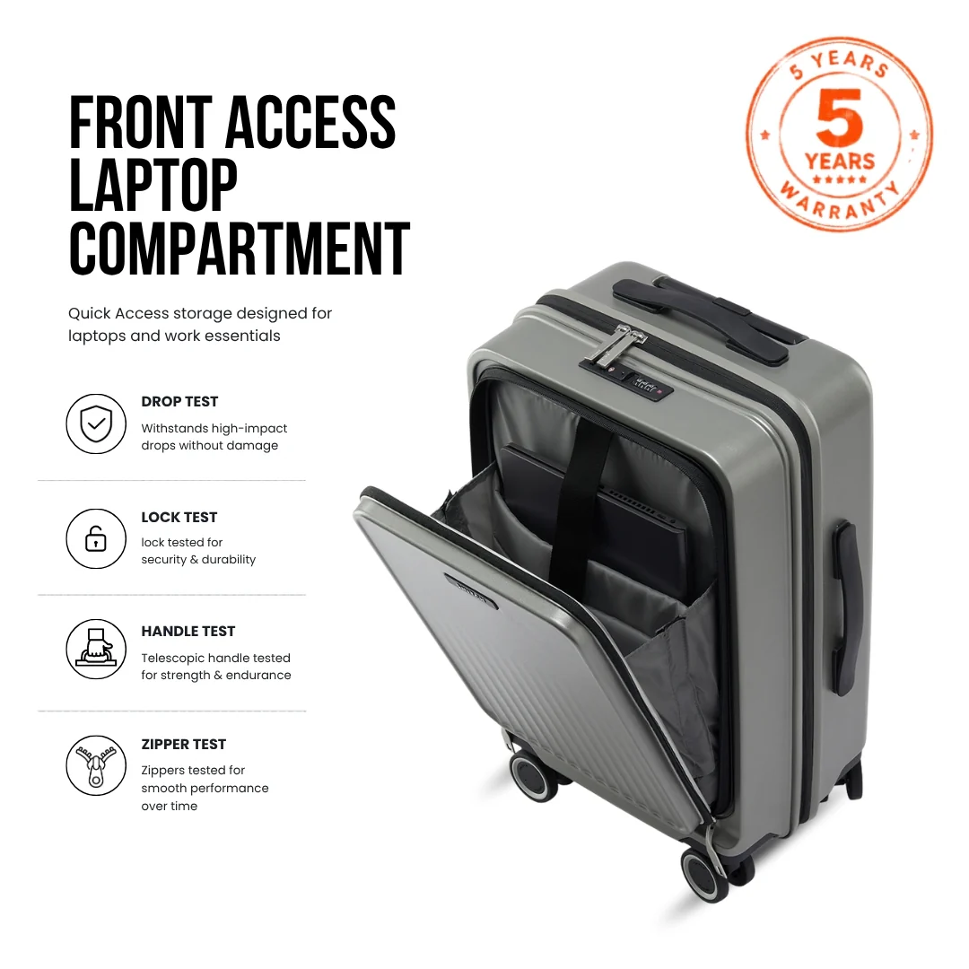 Snitch Commute Polycarbonate Laptop Cabin Trolley (57 cm) - Image 10