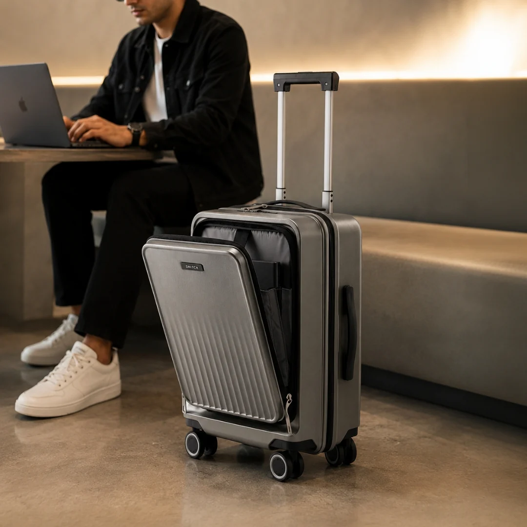 Snitch Commute Polycarbonate Laptop Cabin Trolley (57 cm) - Image 15