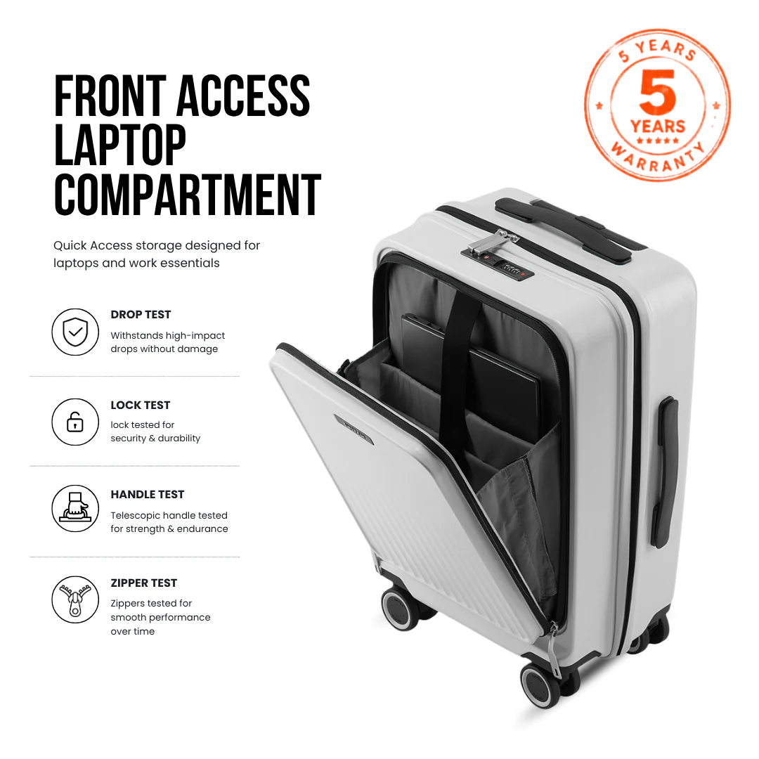 Snitch Commute Polycarbonate Laptop Cabin Trolley (57 cm) - Image 27
