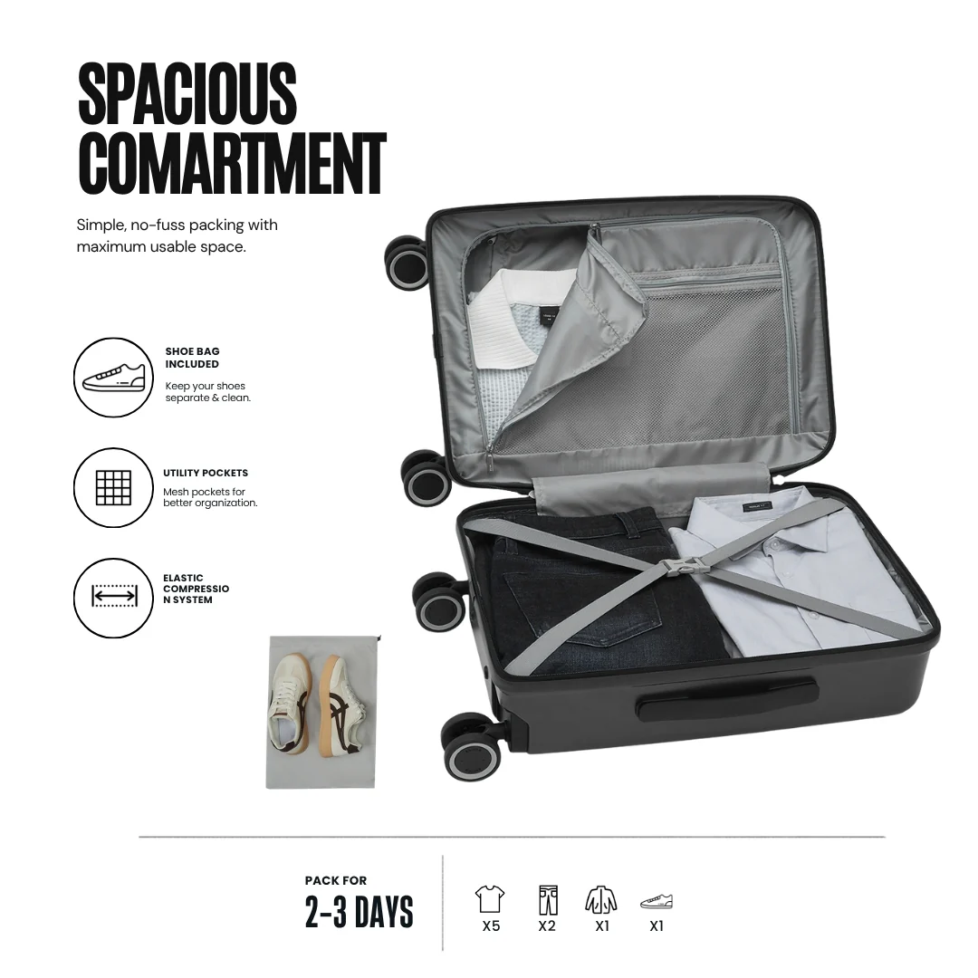 Snitch Commute Polycarbonate Laptop Cabin Trolley (57 cm) - Image 5
