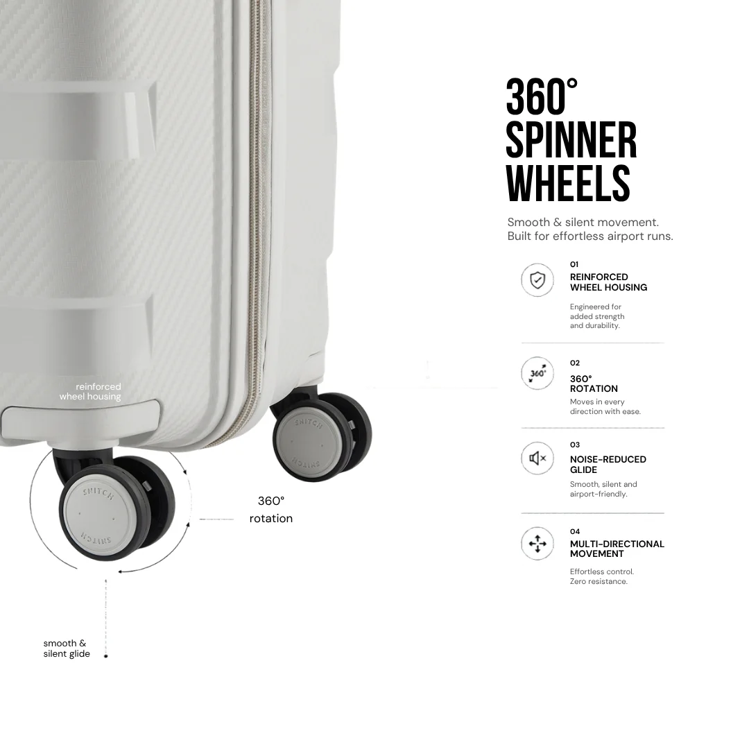 Snitch Layer Polypropylene Medium Check-in Trolley (65–70 cm) - Image 26