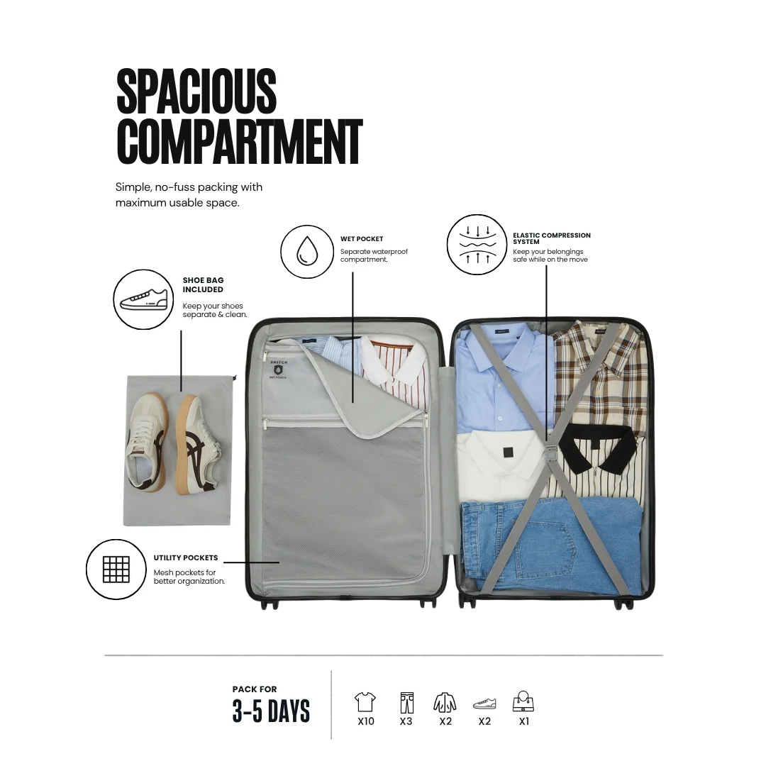 Snitch Layer Polypropylene Set of 2 Trolley (8 Wheels) - Image 5