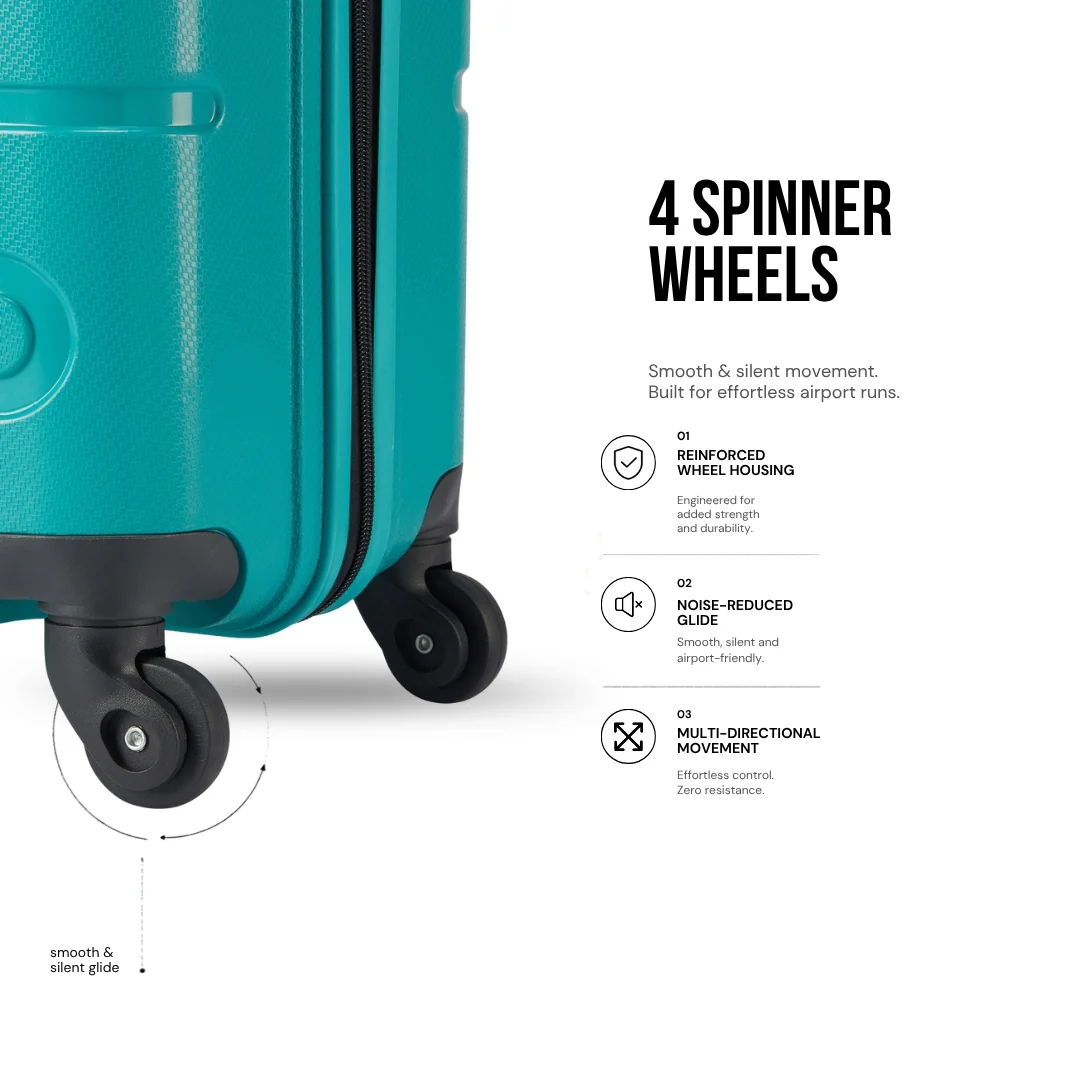 Snitch Loop Polypropylene Cabin Trolley (56 cm | 4 Wheels) - Image 22