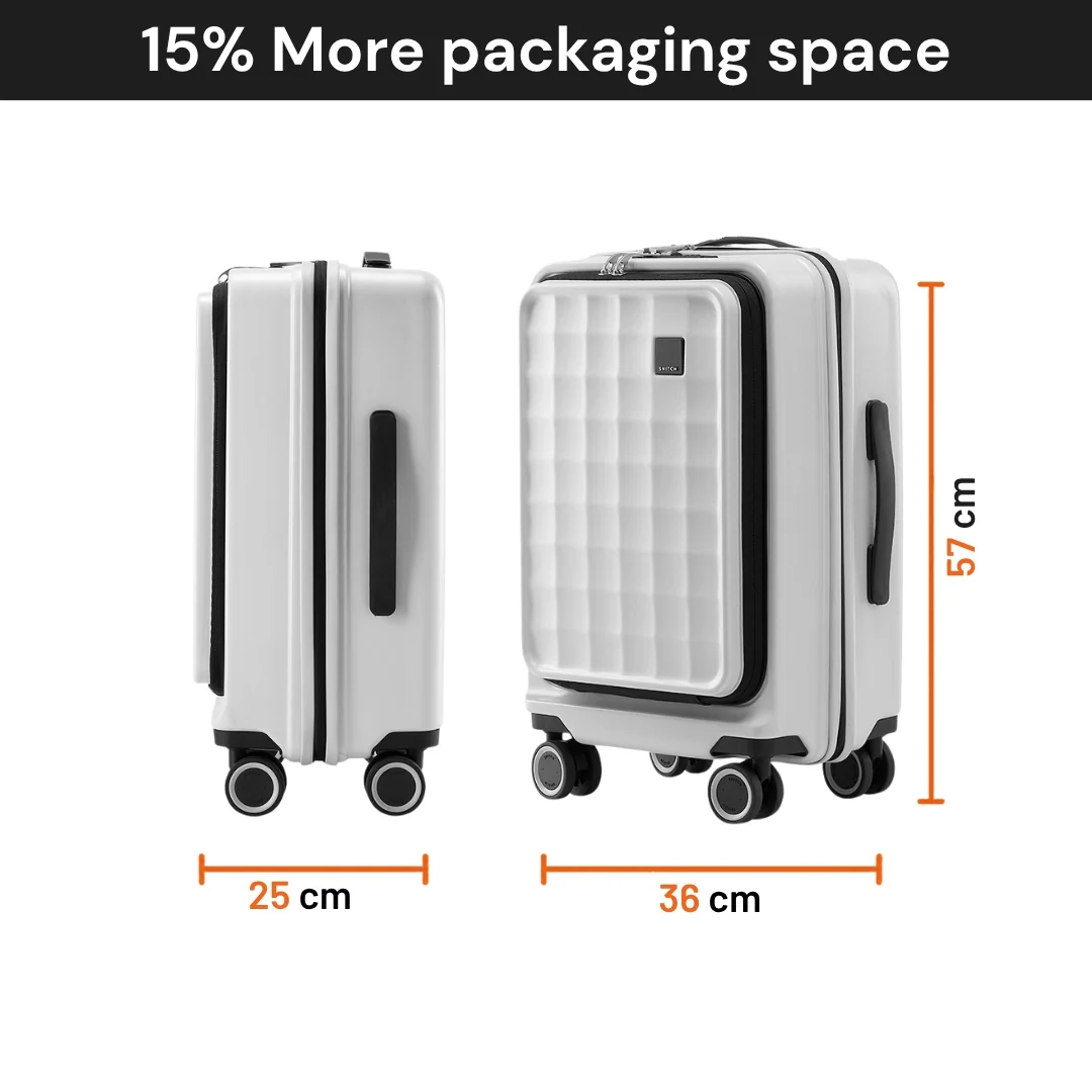 Snitch Rubik Polycarbonate Laptop Cabin Trolley (56 cm | 8 Wheels) - Image 7