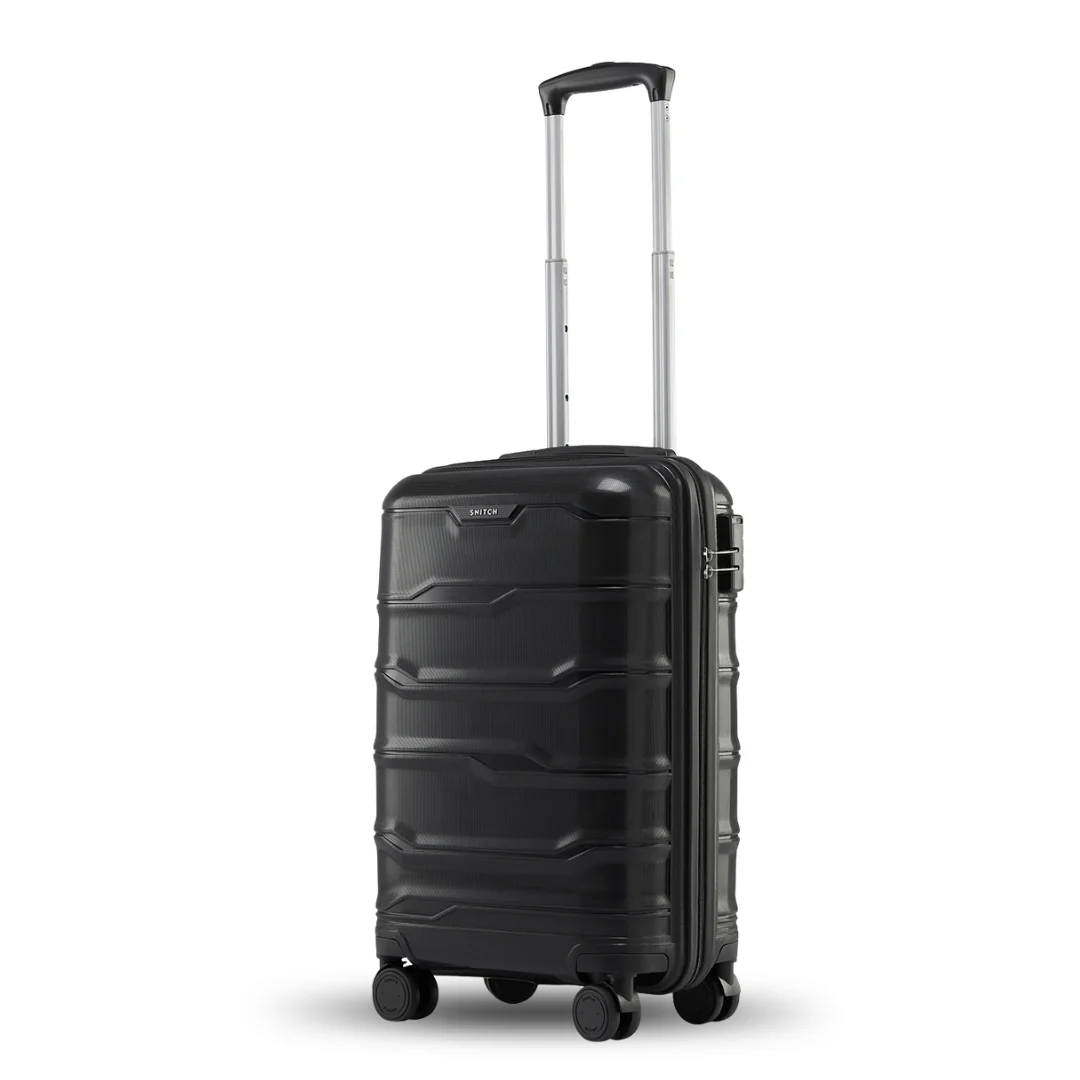 Snitch Vector Polypropylene Cabin Trolley (56 cm | 8 Wheels)