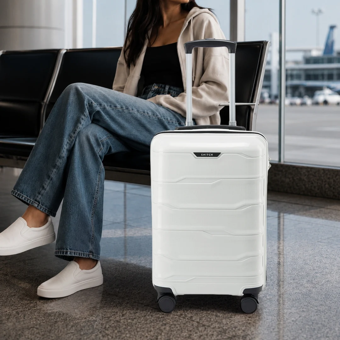 Snitch Vector Polypropylene Cabin Trolley (56 cm | 8 Wheels) - Image 26