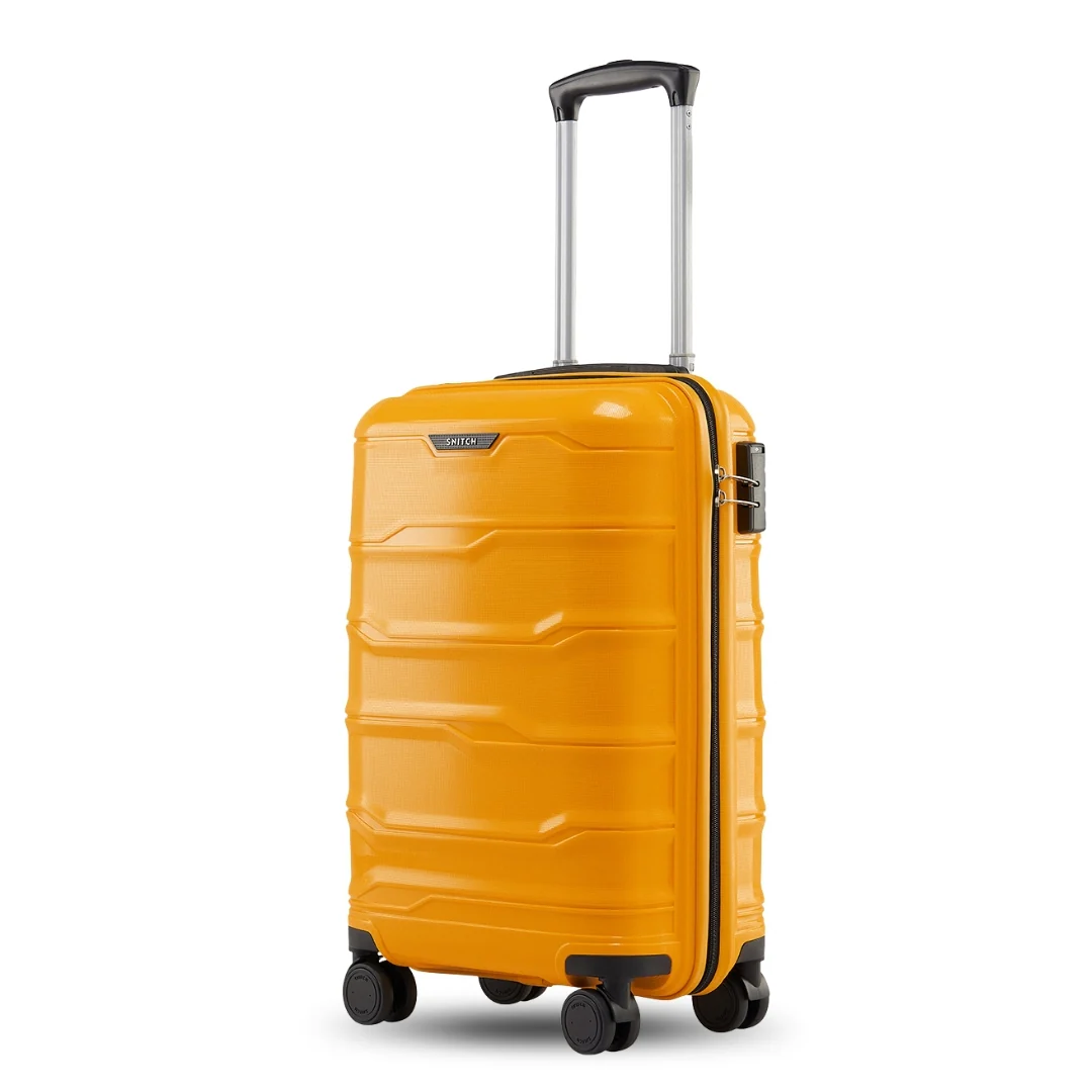 Snitch Vector Polypropylene Cabin Trolley (56 cm | 8 Wheels) - Image 28