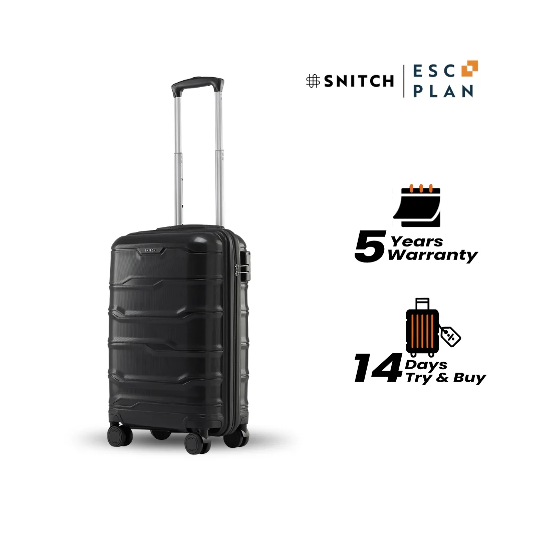 Snitch Vector Polypropylene Cabin Trolley (56 cm | 8 Wheels) - Image 9