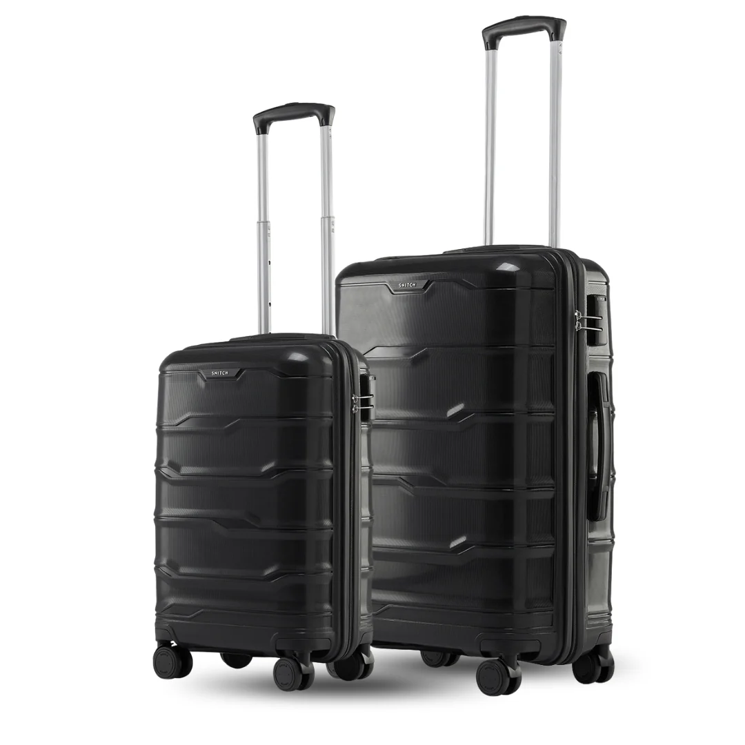 Snitch Vector Polypropylene Set of 2 Trolley (8 Wheels)