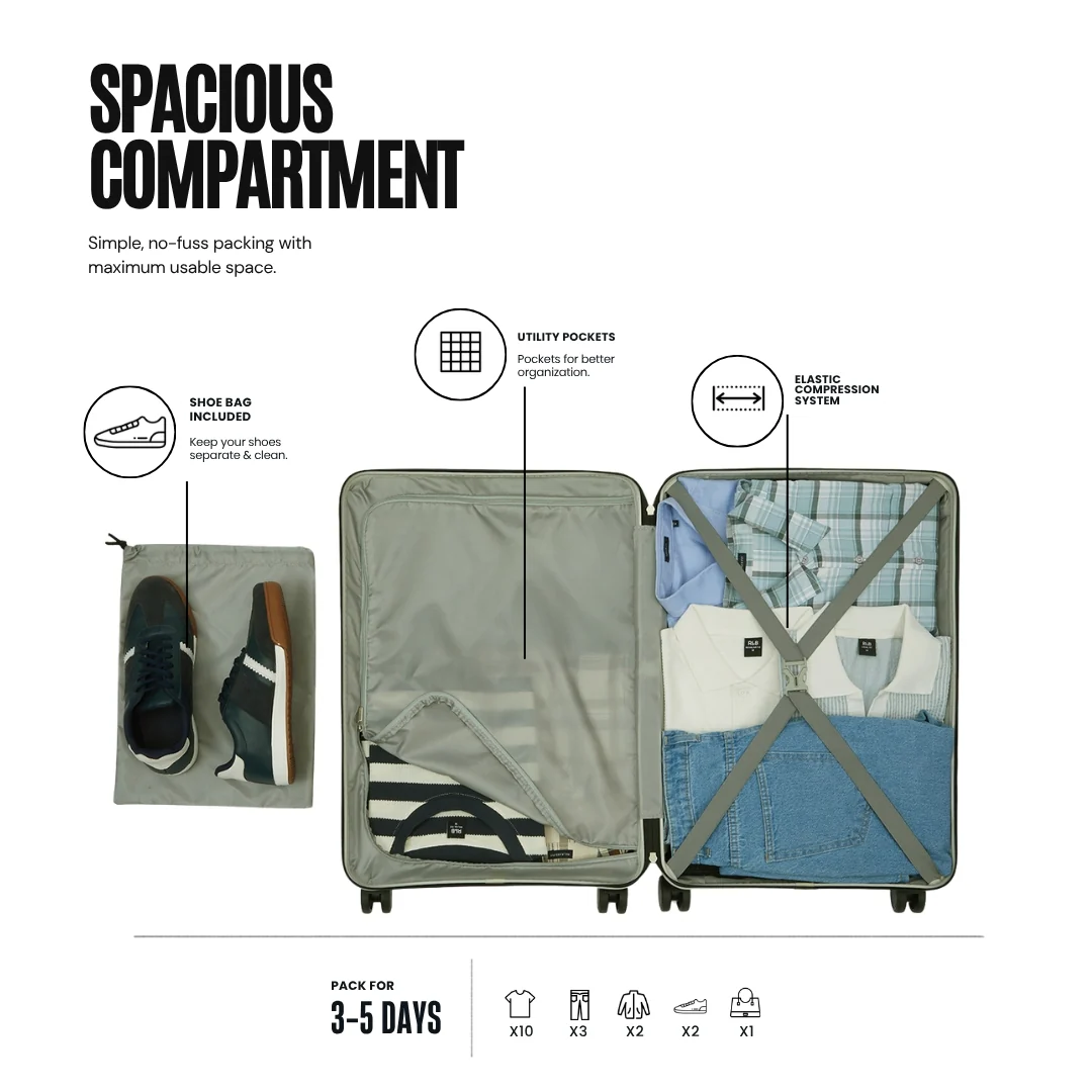 Snitch Vector Polypropylene Set of 2 Trolley (8 Wheels) - Image 21