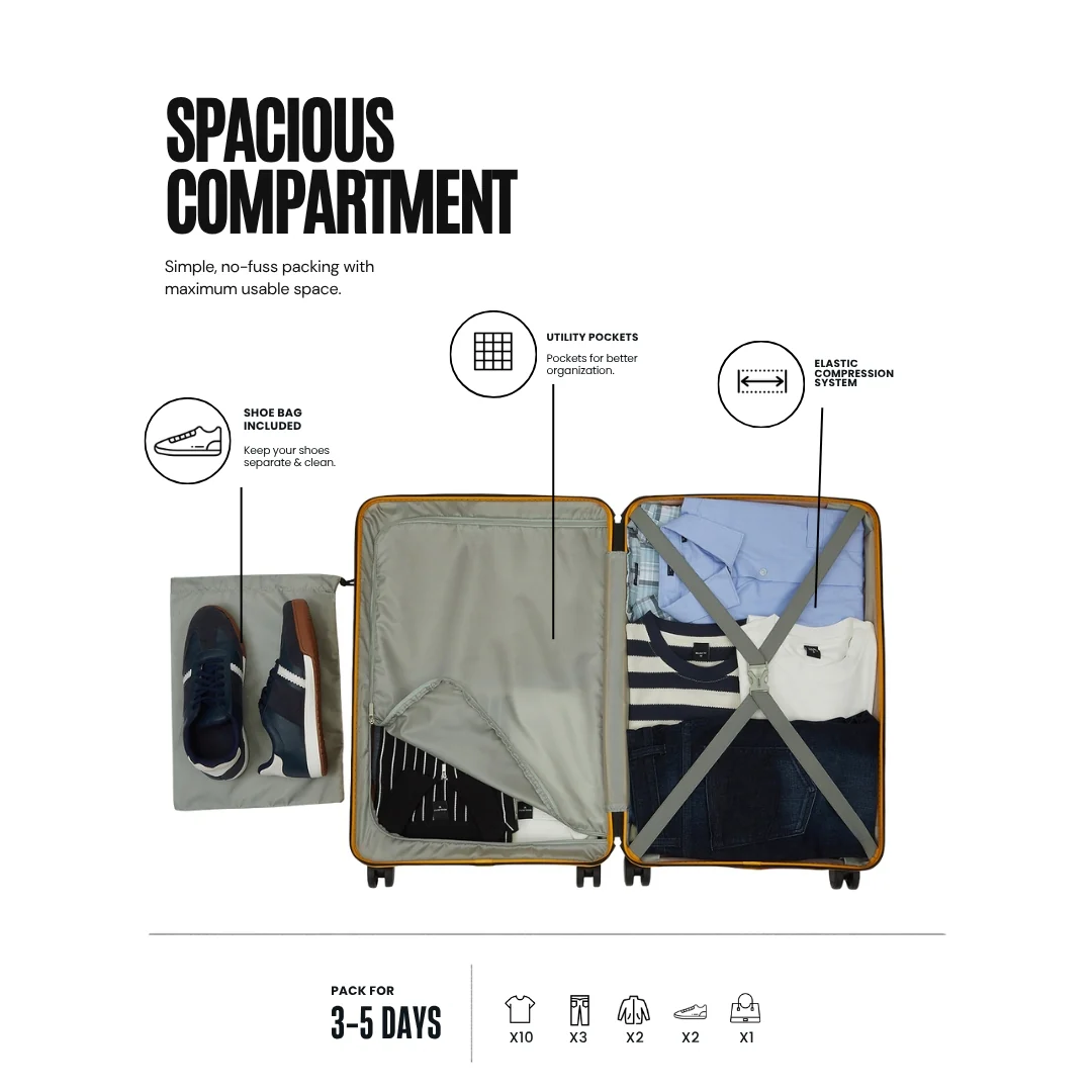 Snitch Vector Polypropylene Set of 2 Trolley (8 Wheels) - Image 31