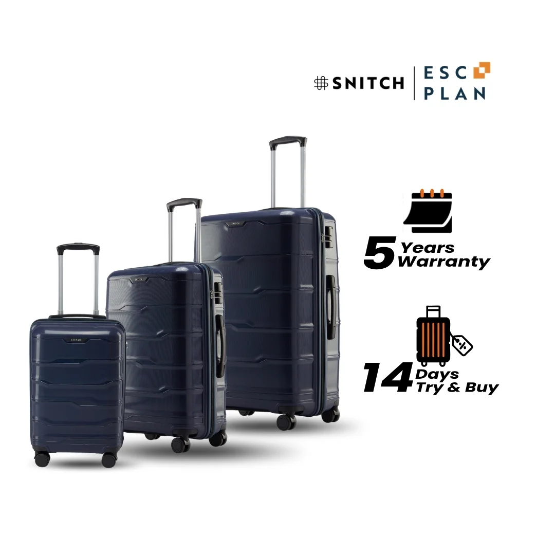Snitch Vector Polypropylene Set of 3 Trolley (8 Wheels) - Image 16
