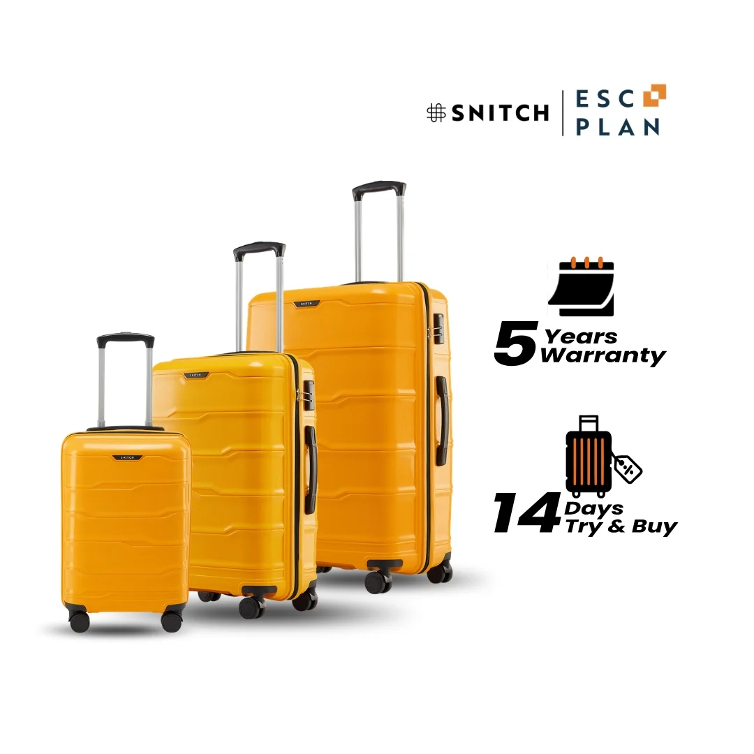 Snitch Vector Polypropylene Set of 3 Trolley (8 Wheels) - Image 29